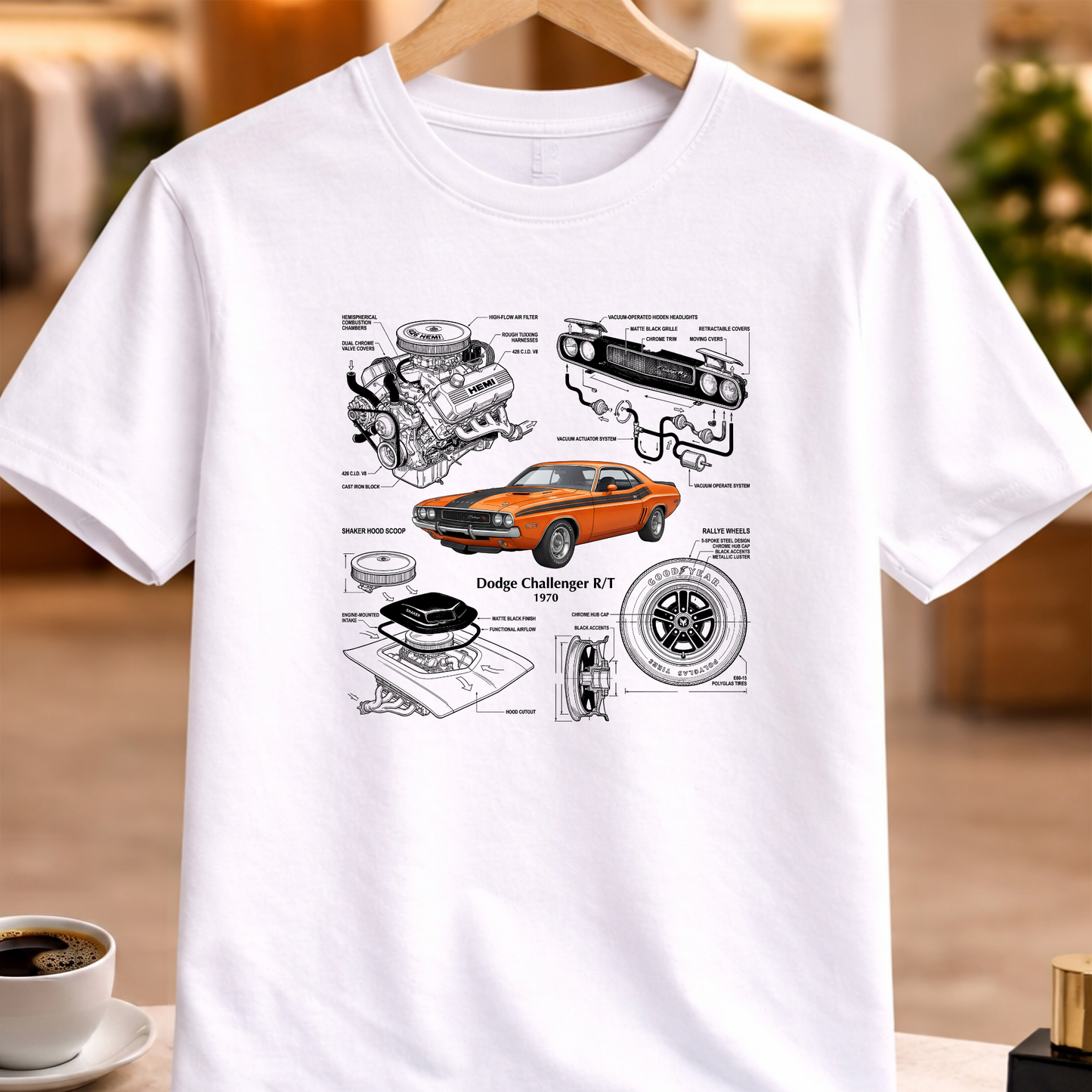 DODGE CHALLENGER RT T-SHIRT