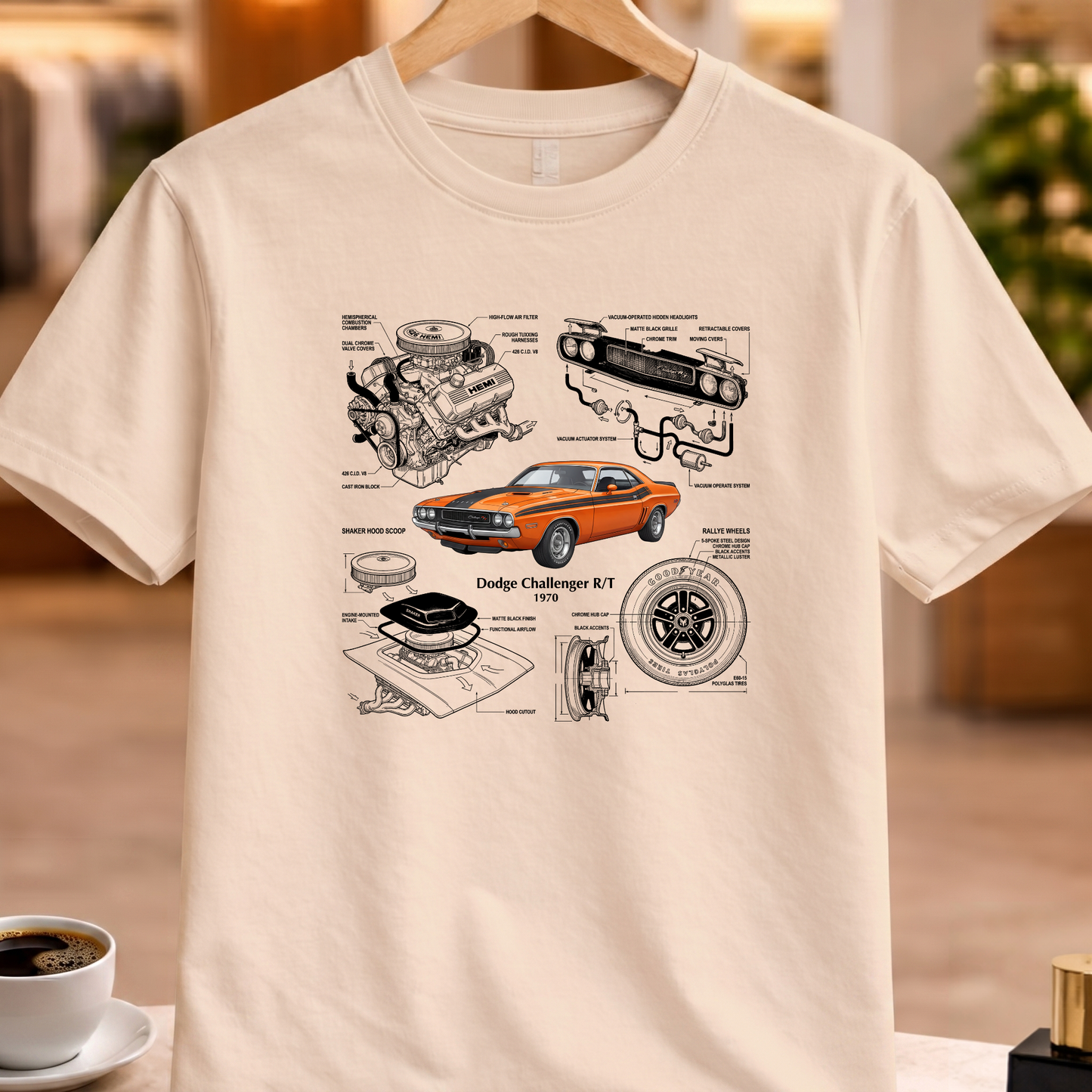 DODGE CHALLENGER RT T-SHIRT