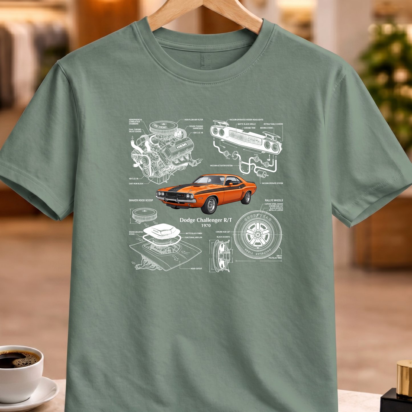 DODGE CHALLENGER RT T-SHIRT