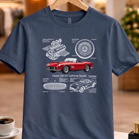 FERRARI 250 GT CALIFORNIA SPYDER T-SHIRT