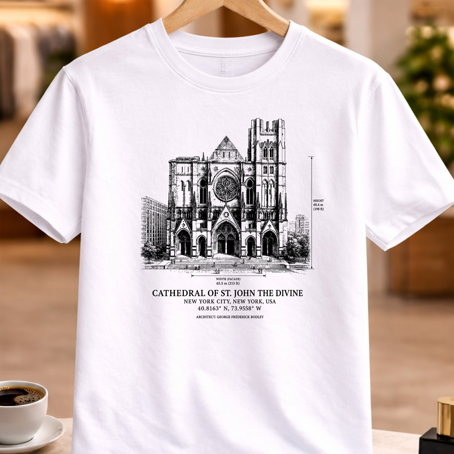 CATHEDRAL OF ST. JOHN THE DIVINE STRUCTURAL TEE