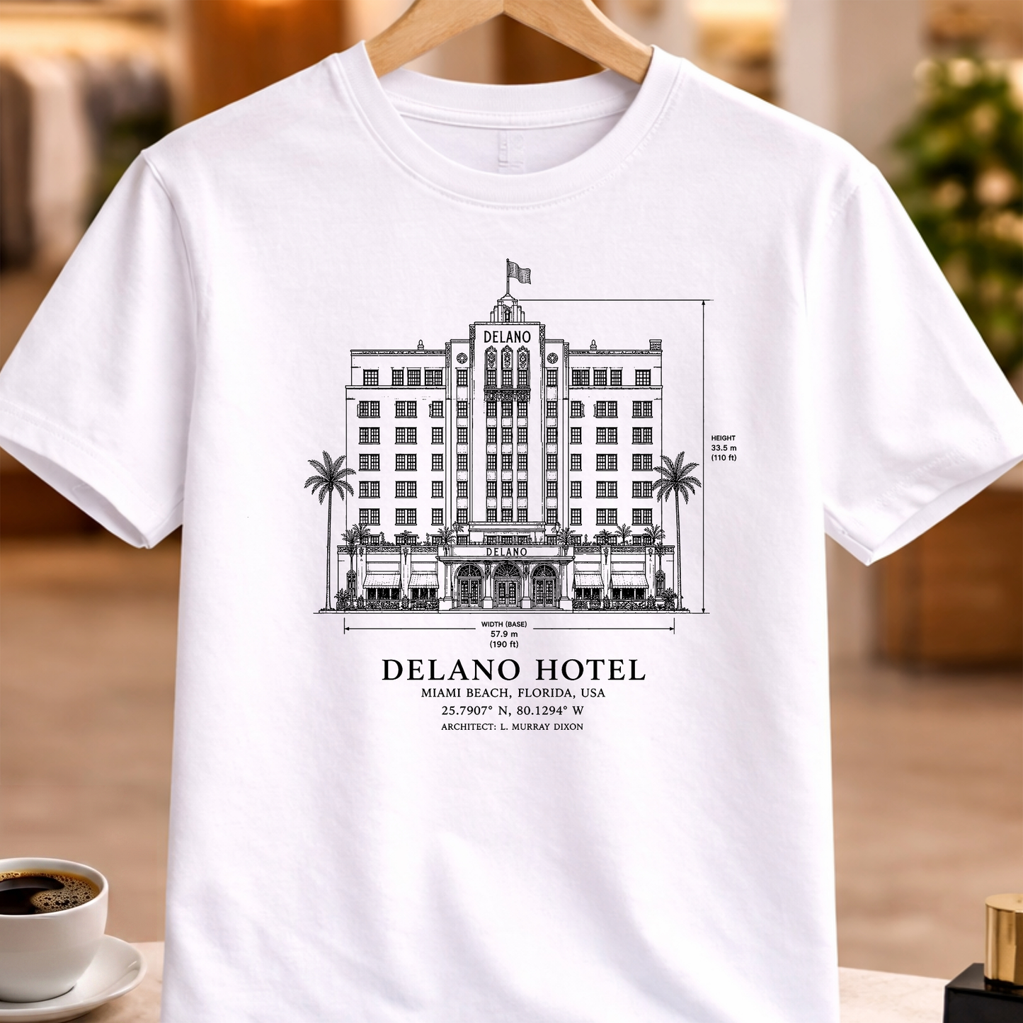 DELANO HOTEL STRUCTURAL TEE