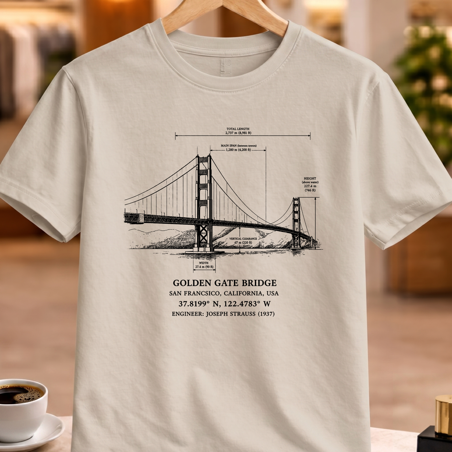 GOLDEN GATE BRIDGE STRUCTURAL TEE