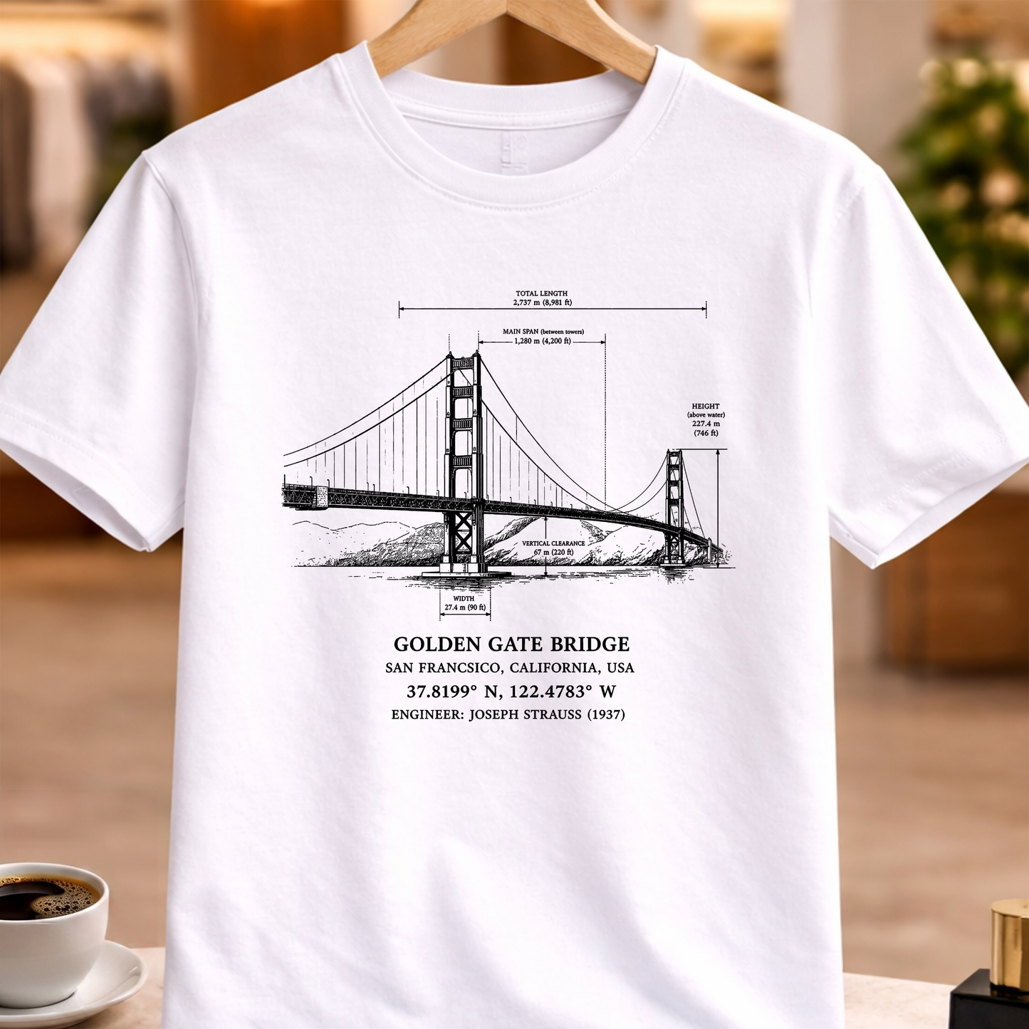 GOLDEN GATE BRIDGE STRUCTURAL TEE