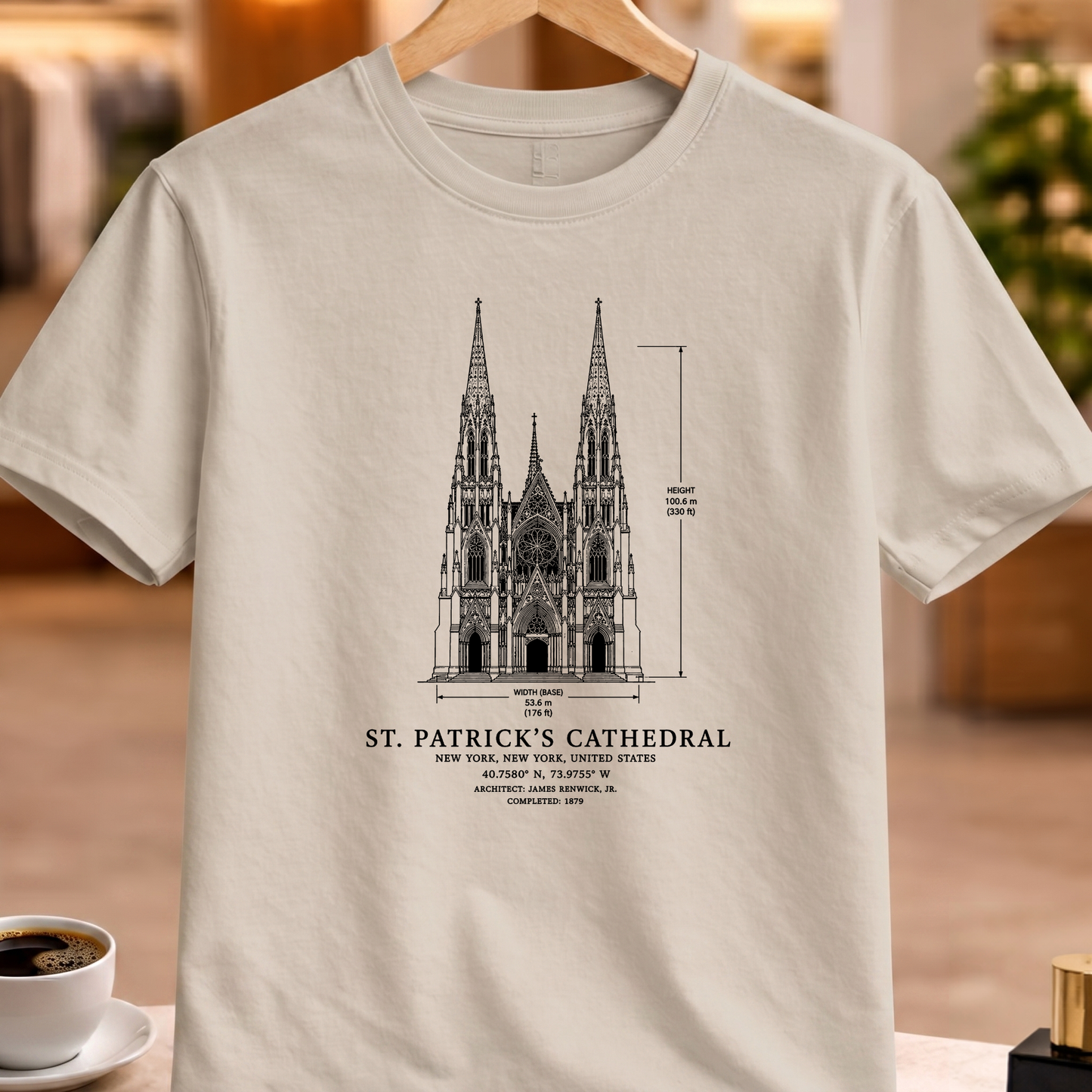 ST. PATRICKS CATHEDRAL STRUCTURAL TEE