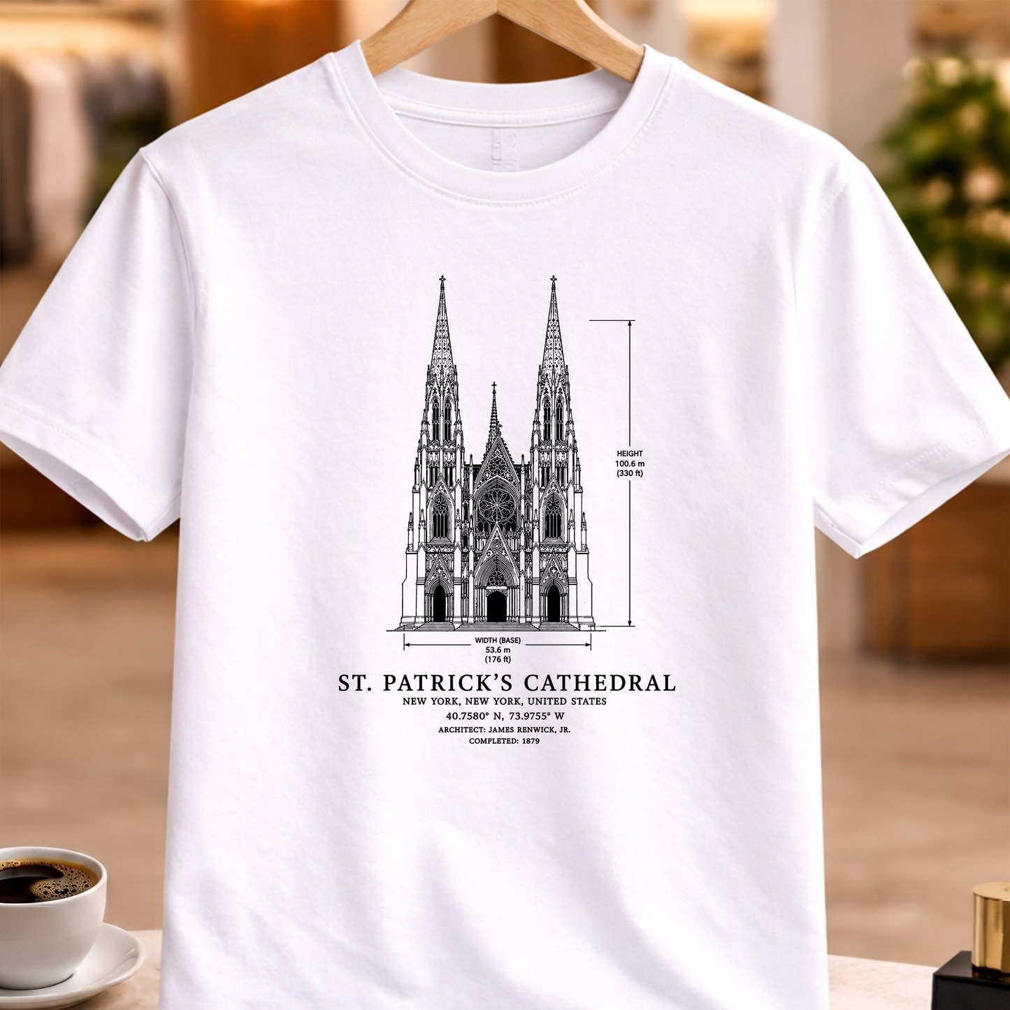 ST. PATRICKS CATHEDRAL STRUCTURAL TEE