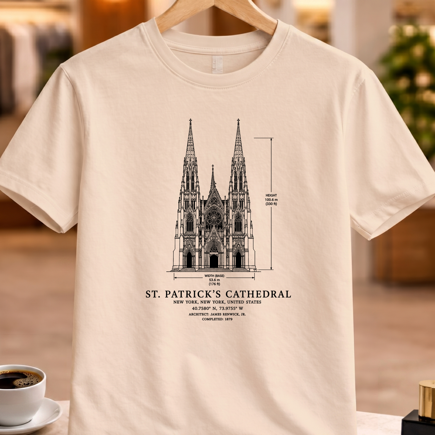 ST. PATRICKS CATHEDRAL STRUCTURAL TEE