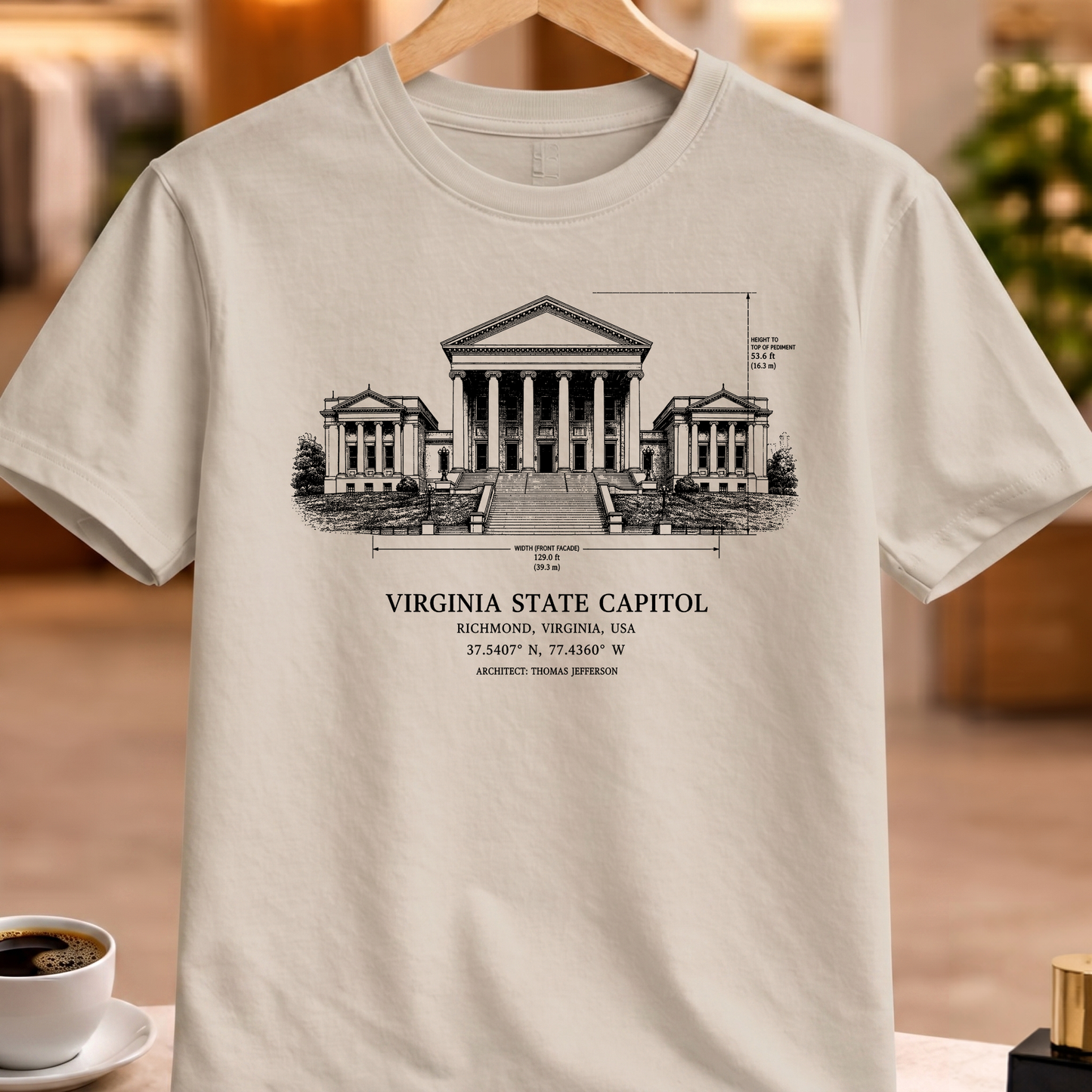VIRGINIA STATE CAPITOL STRUCTURAL TEE