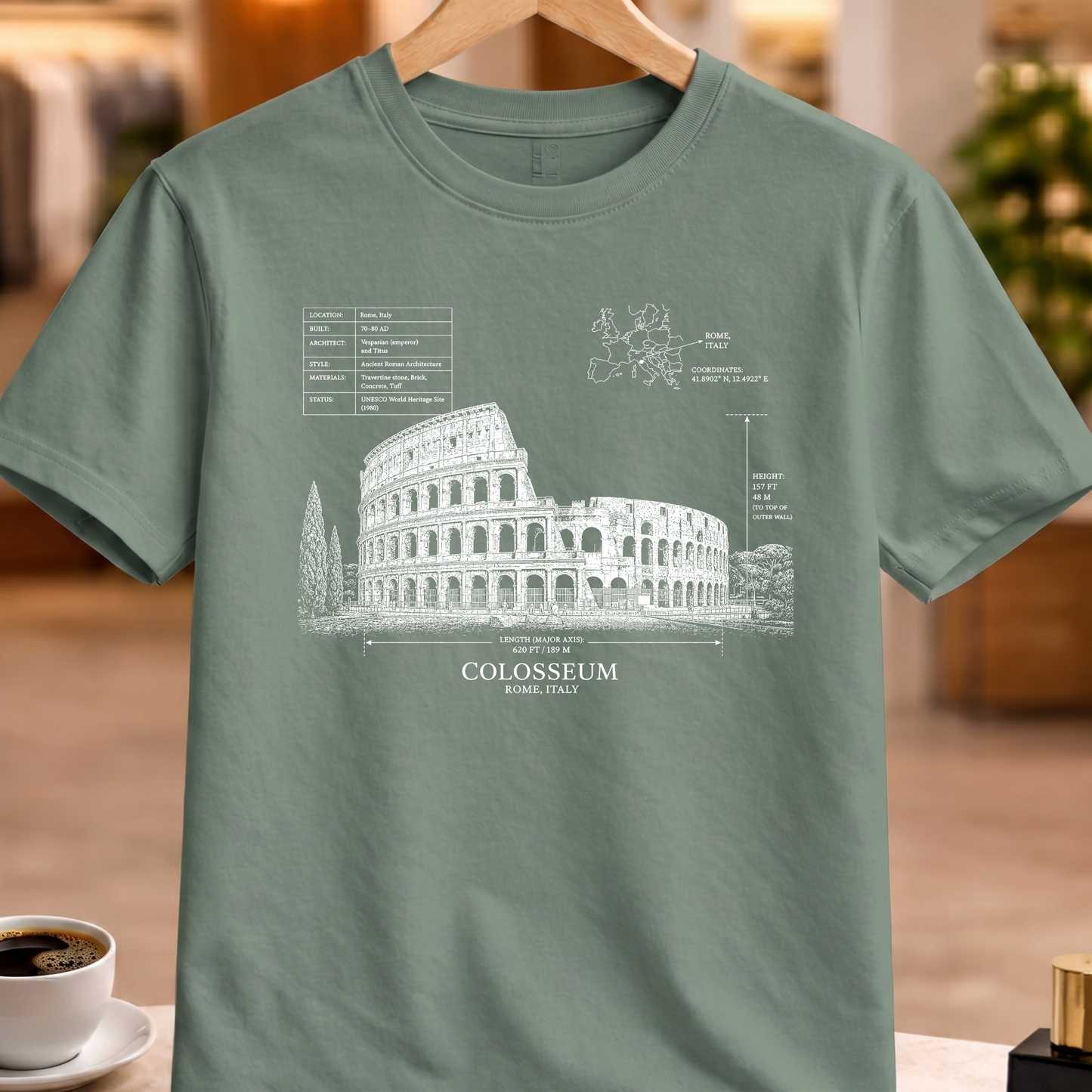 COLISEUM TECHNICAL TEE