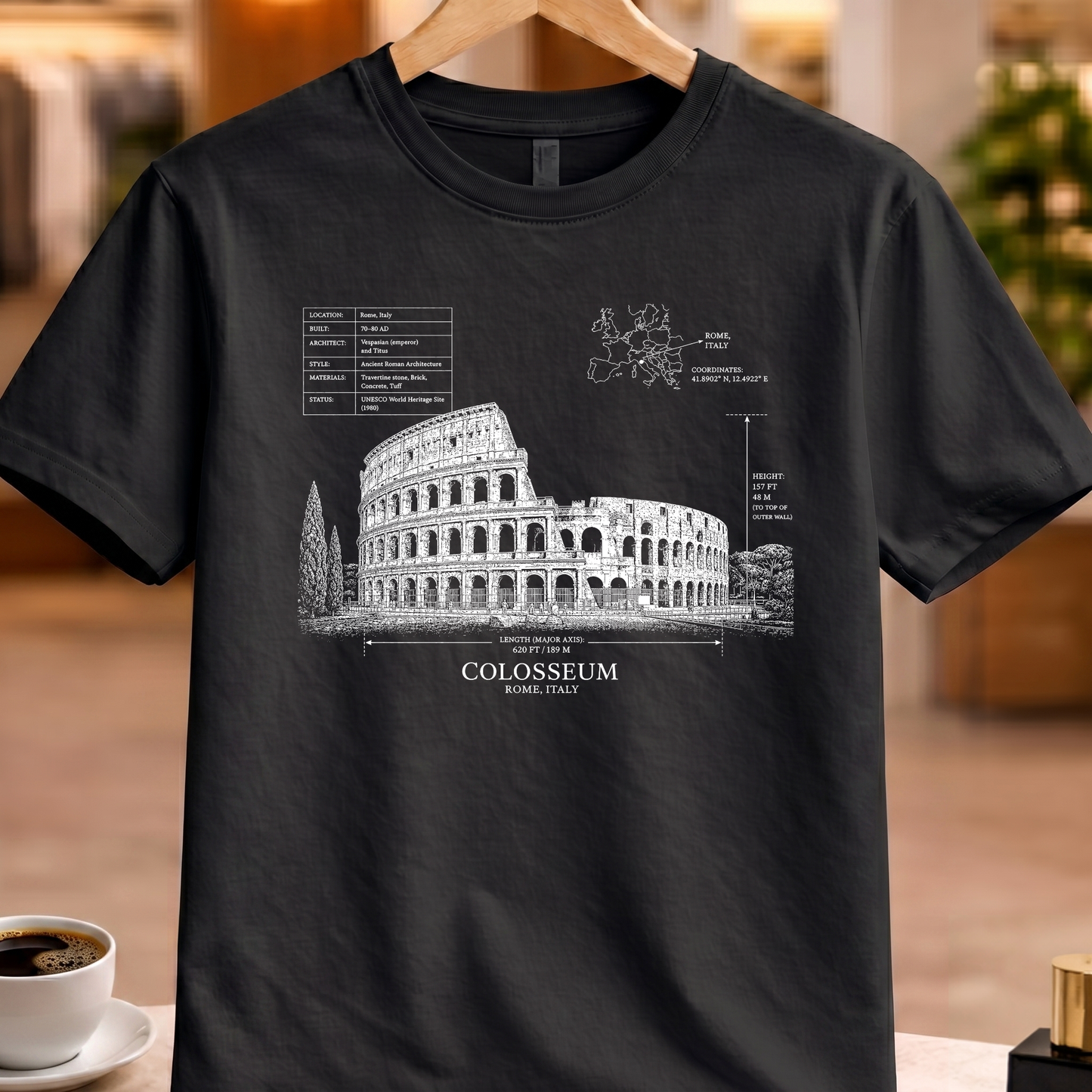 COLISEUM TECHNICAL TEE