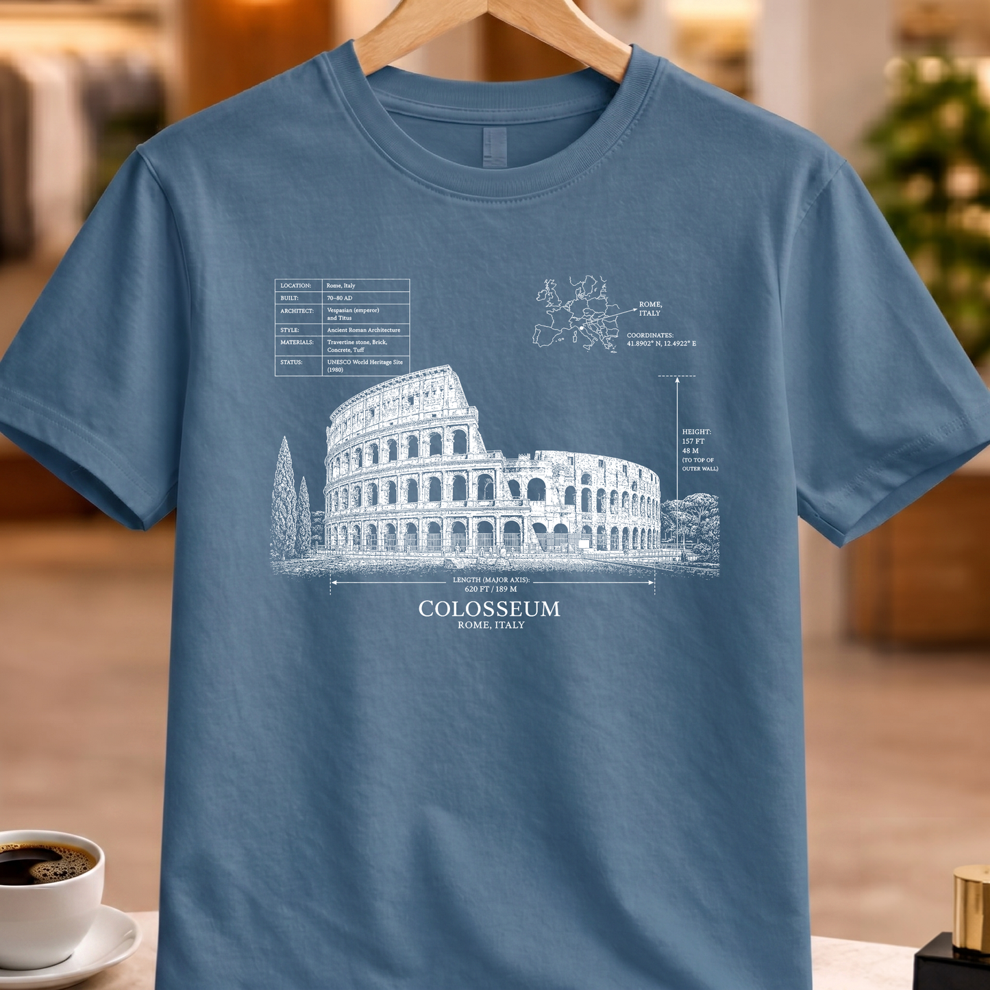 COLISEUM TECHNICAL TEE