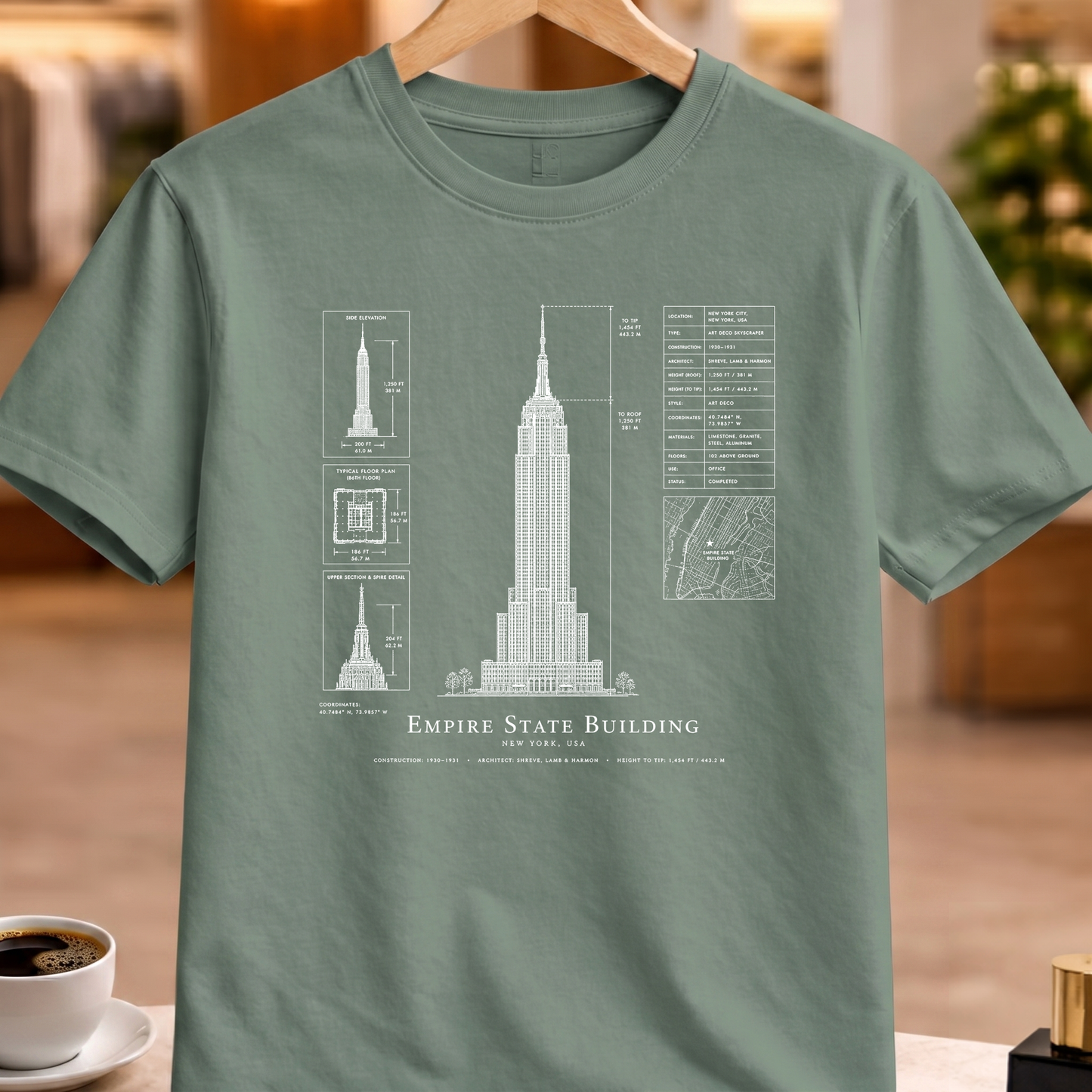 EMPIRE STATE BUILDING TECHNICAL TEE