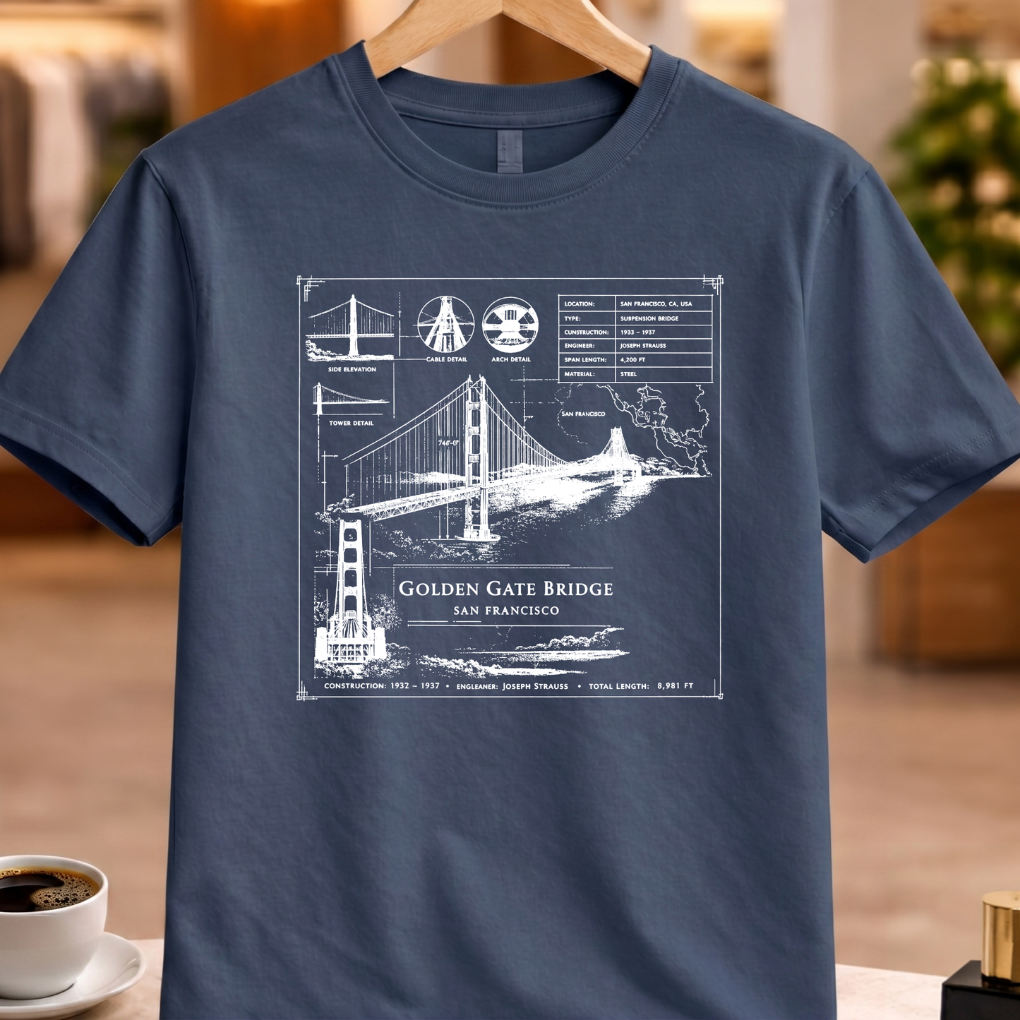GOLDEN GATE BRIDGE TECHNICAL TEE
