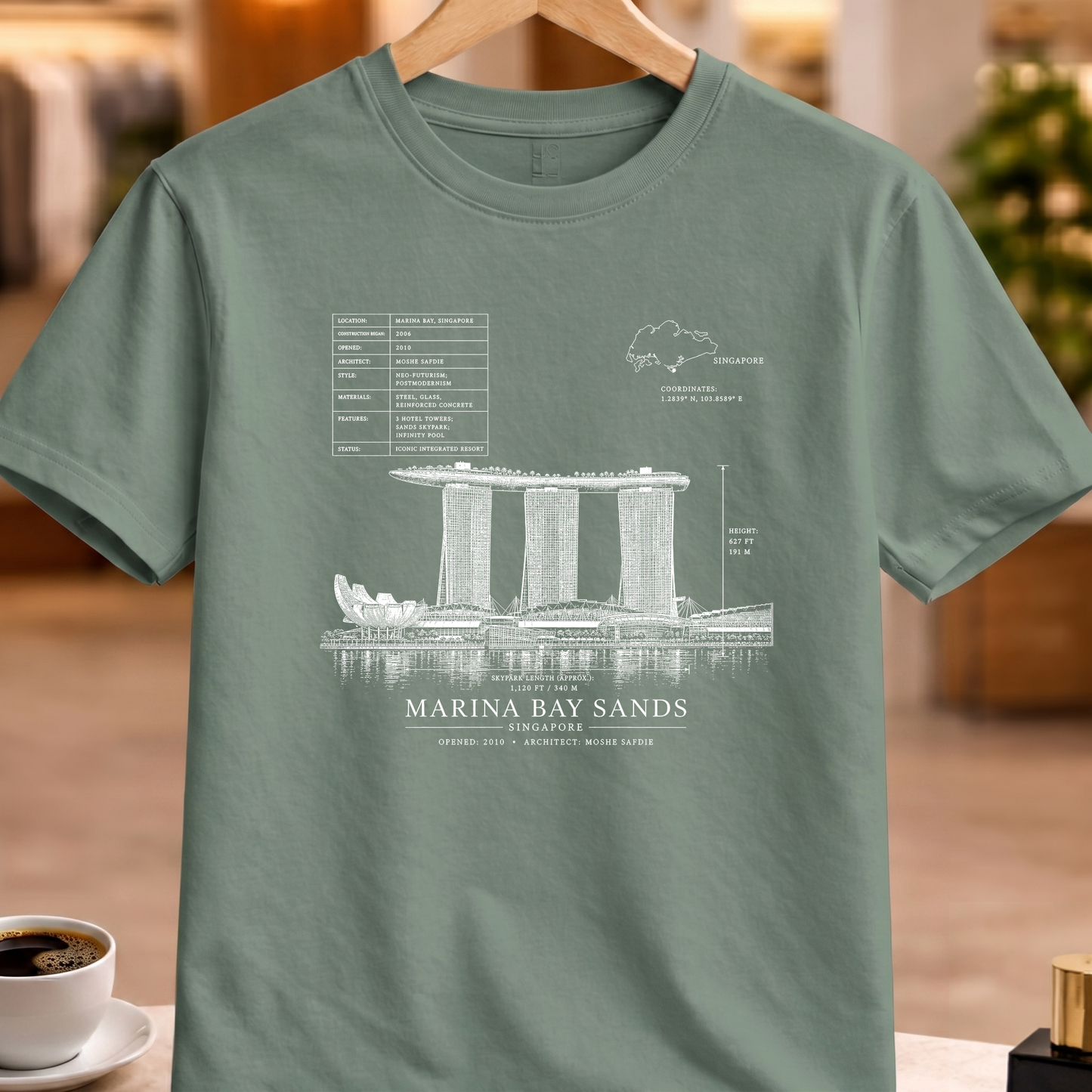 MARINA BAY SANDS TECHNICAL TEE