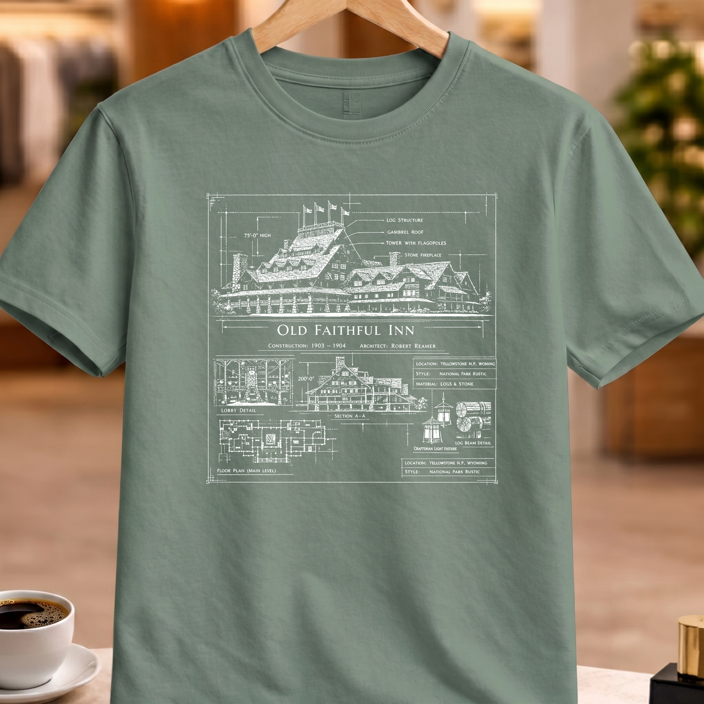 OLD FAITHFUL INN TECHNICAL TEE