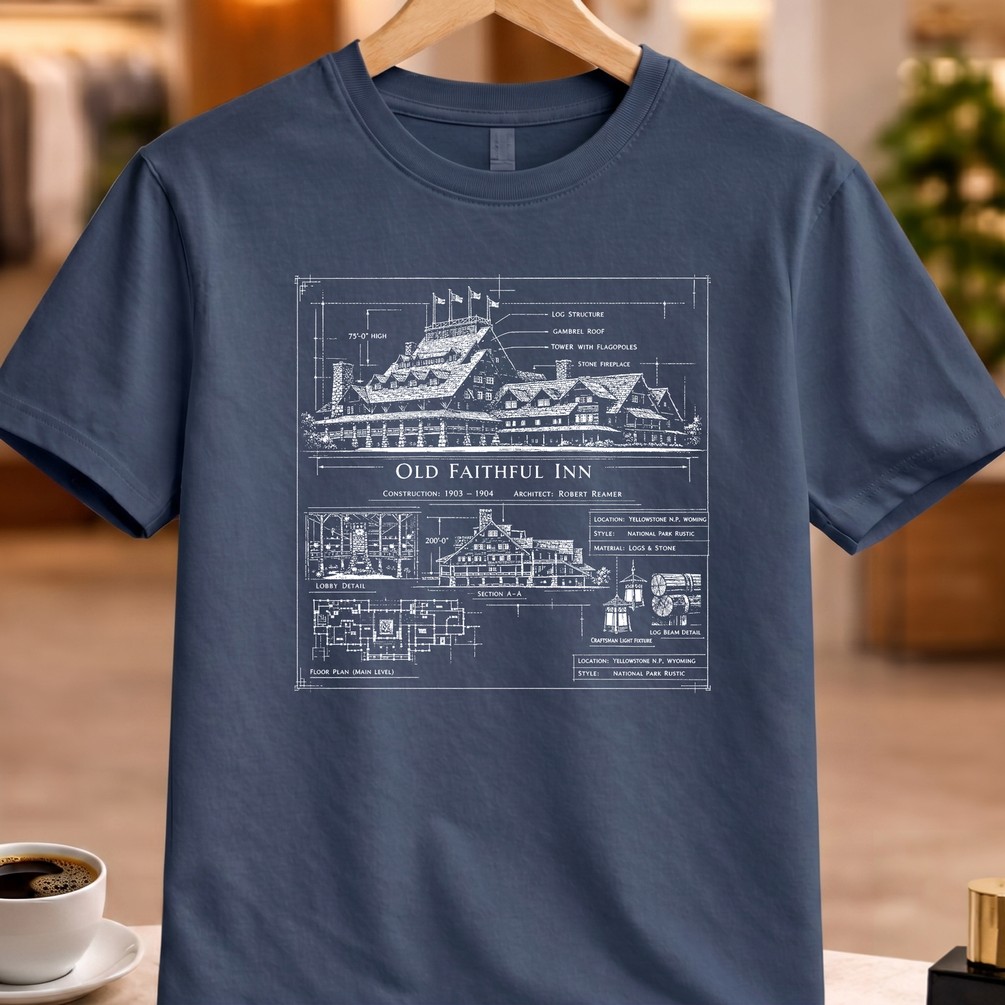 OLD FAITHFUL INN TECHNICAL TEE