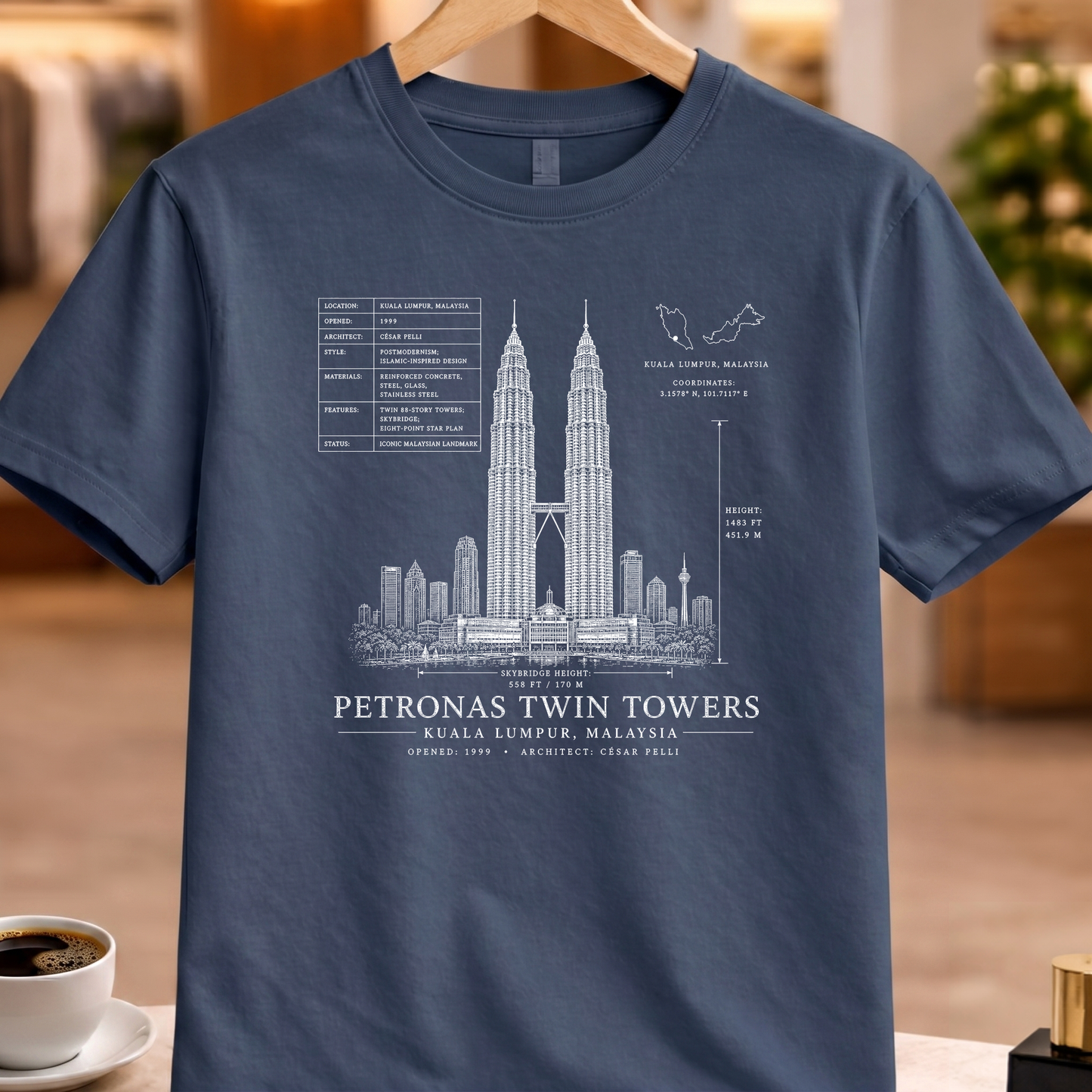 PETRONAS TWIN TOWERS TECHNICAL TEE