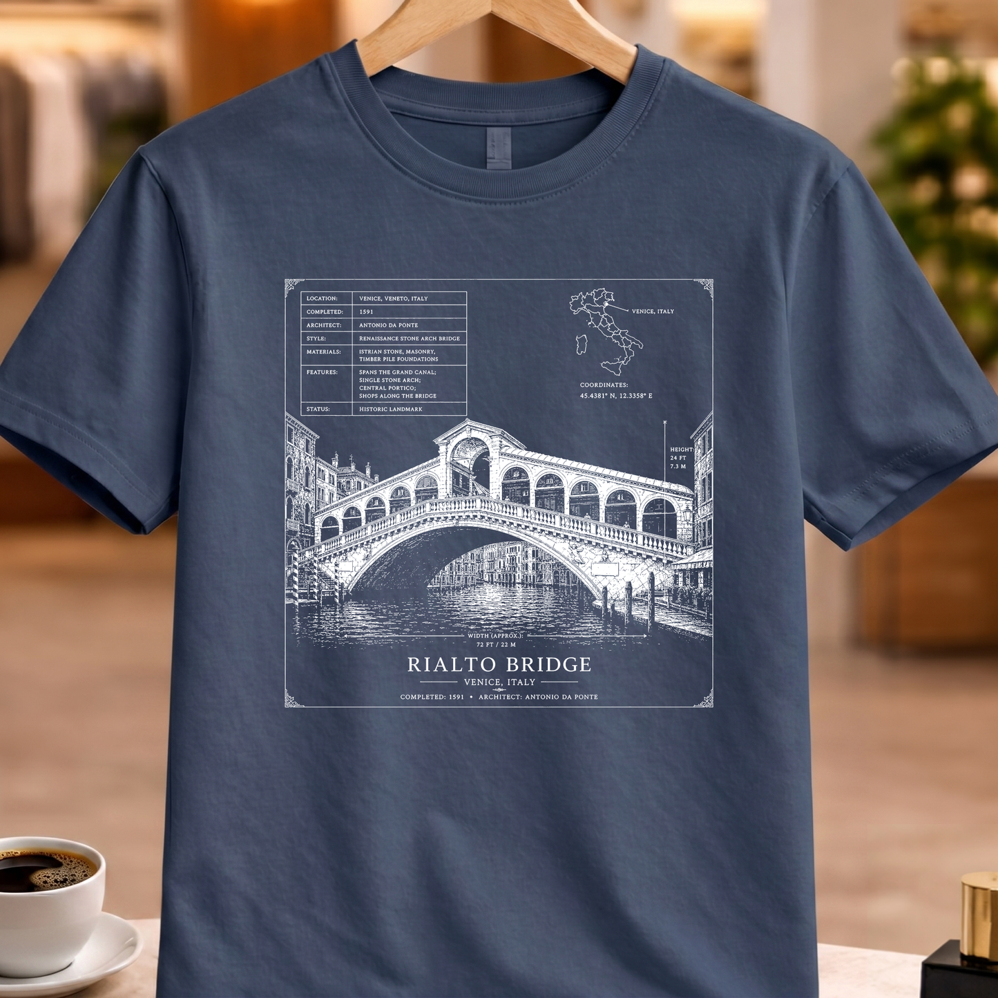 RIALTO BRIDGE TECHNICAL TEE