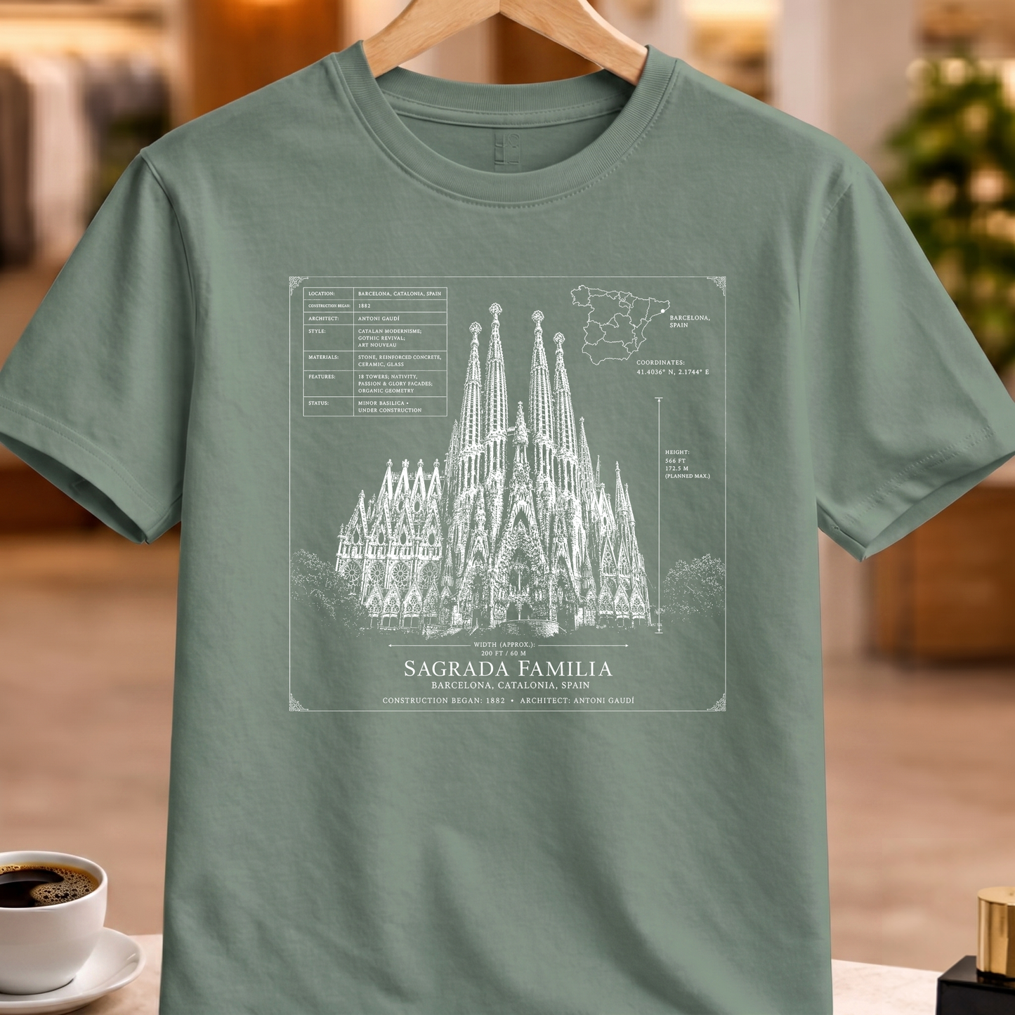 SAGRADA FAMILIA TECHNICAL TEE