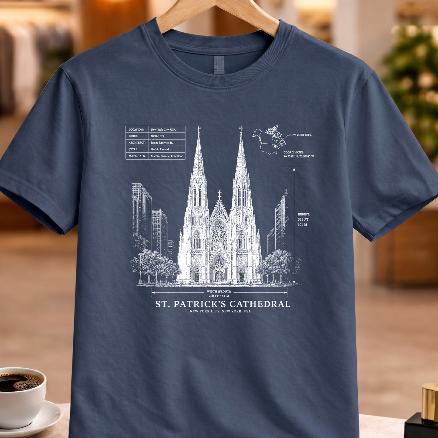 ST. PATRICKS CATHEDRAL TECHNICAL TEE