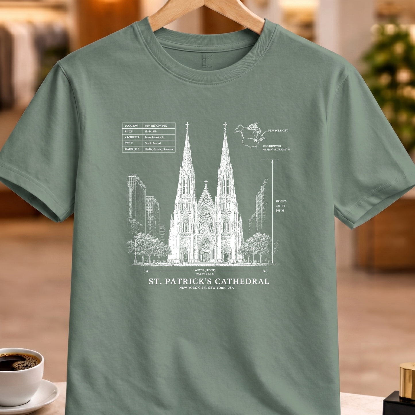 ST. PATRICKS CATHEDRAL TECHNICAL TEE