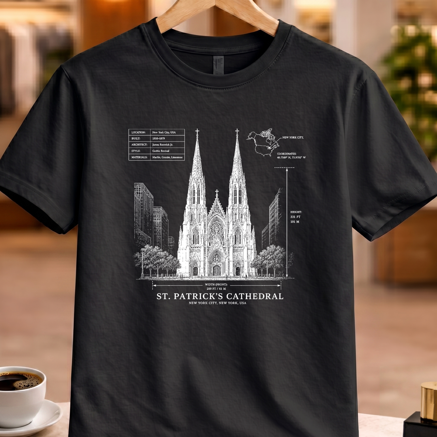 ST. PATRICKS CATHEDRAL TECHNICAL TEE