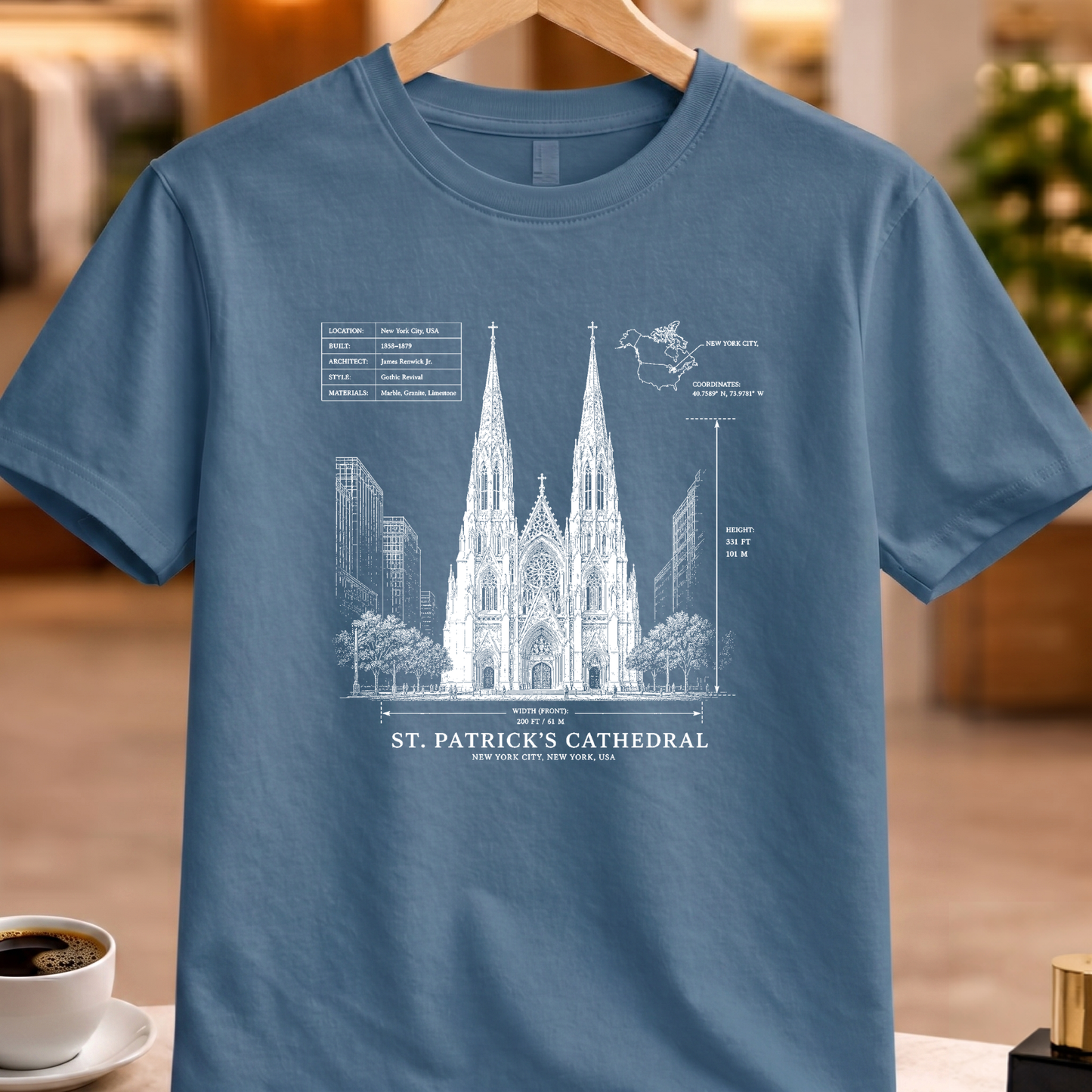 ST. PATRICKS CATHEDRAL TECHNICAL TEE