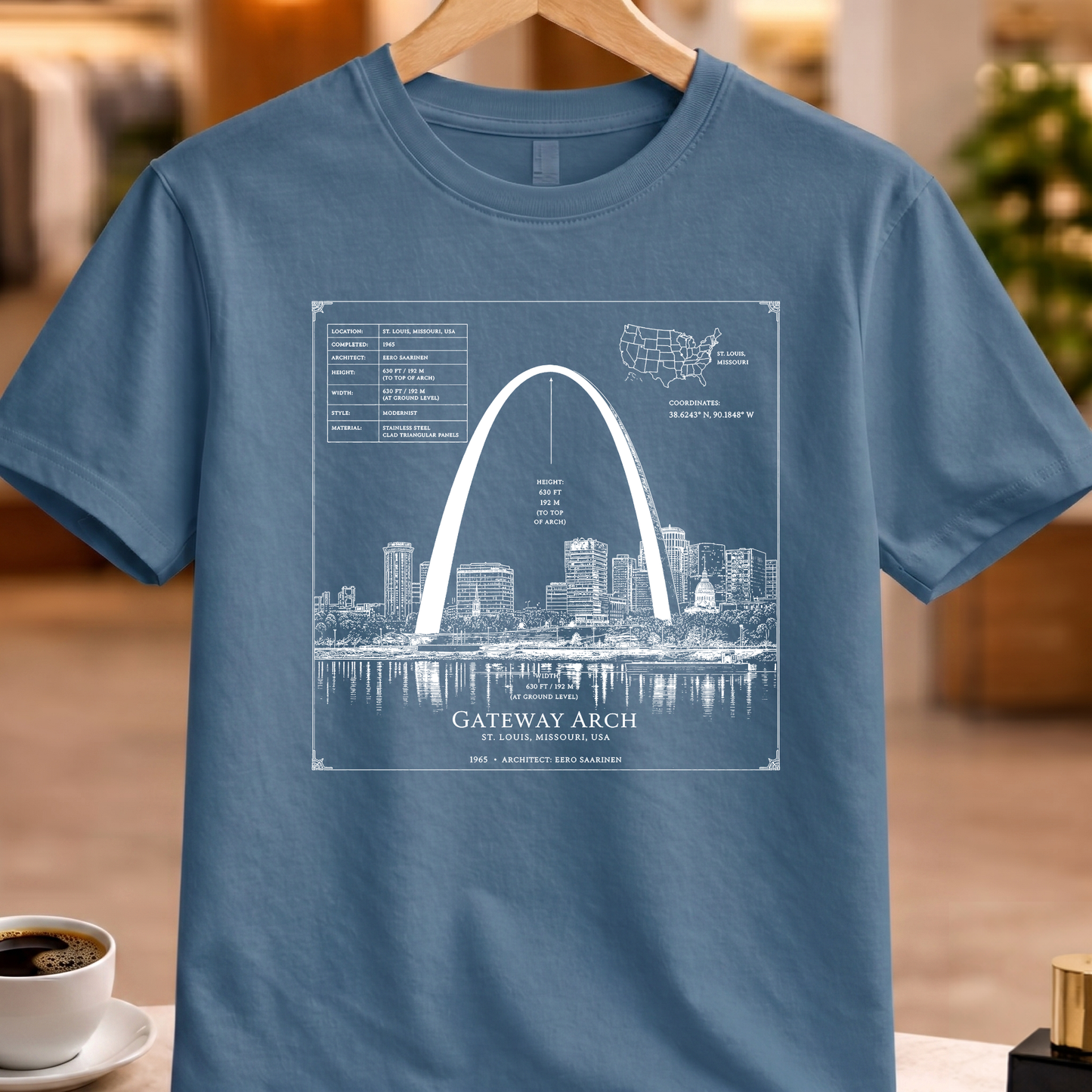 ST.LOUIS GATEWAY ARCH TECHNICAL TEE