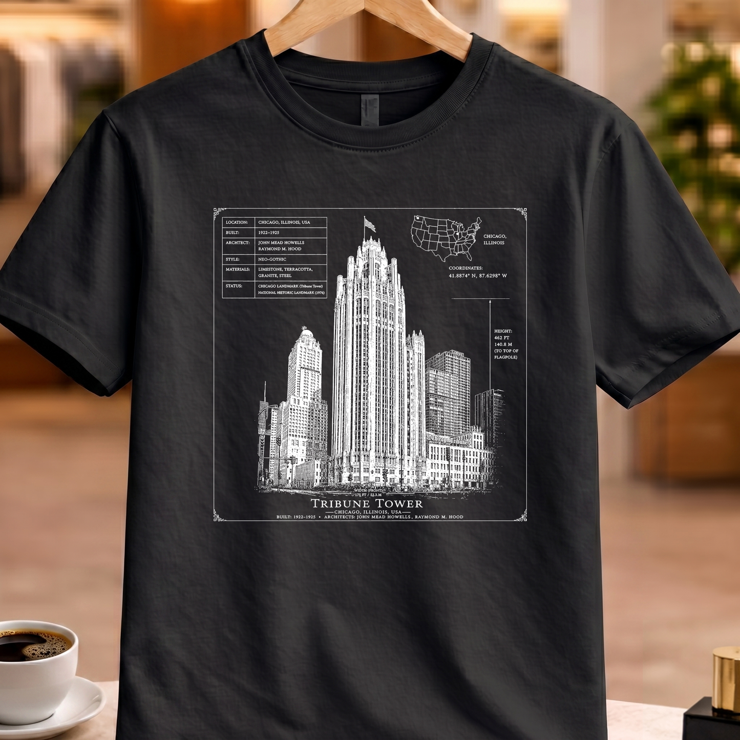 TRIBUNE TOWER TECHNICAL TEE