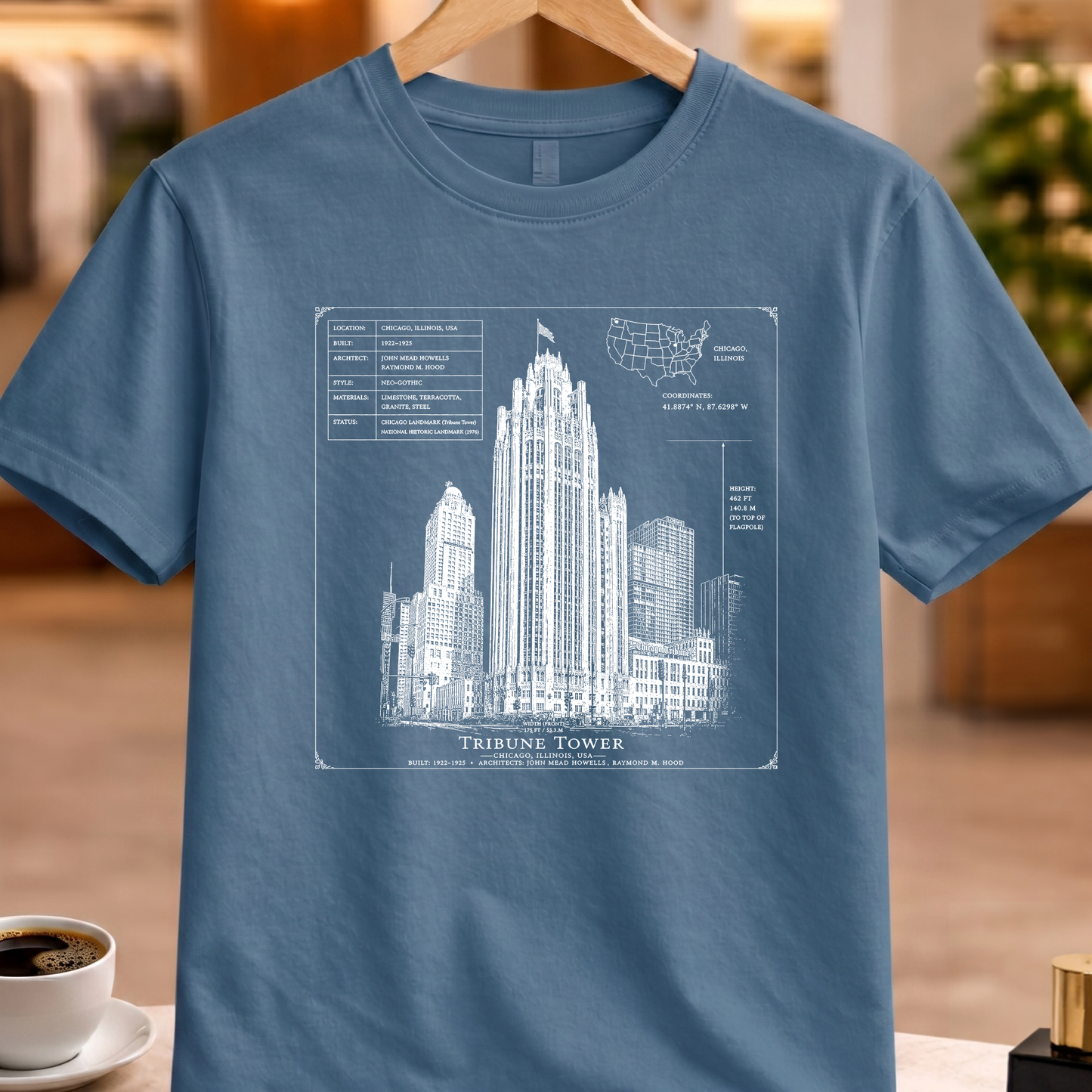 TRIBUNE TOWER TECHNICAL TEE