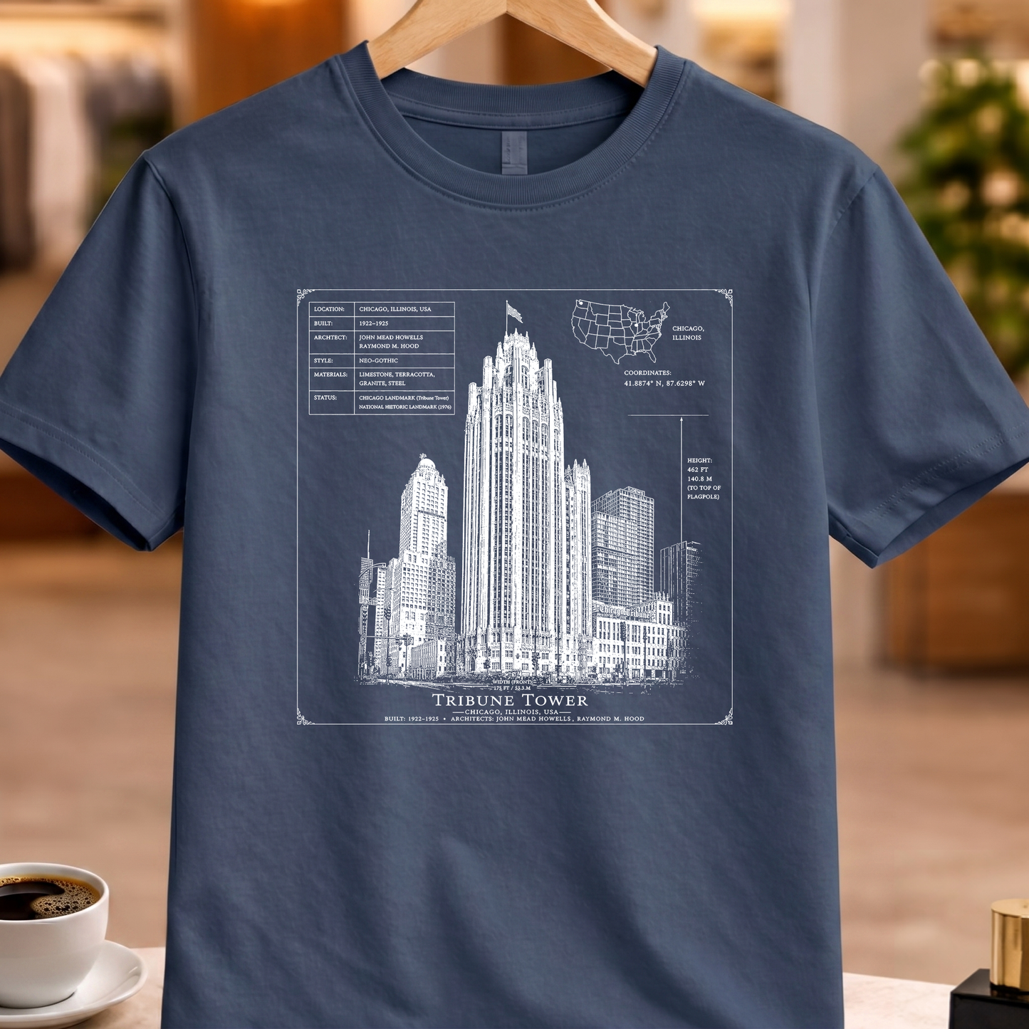 TRIBUNE TOWER TECHNICAL TEE