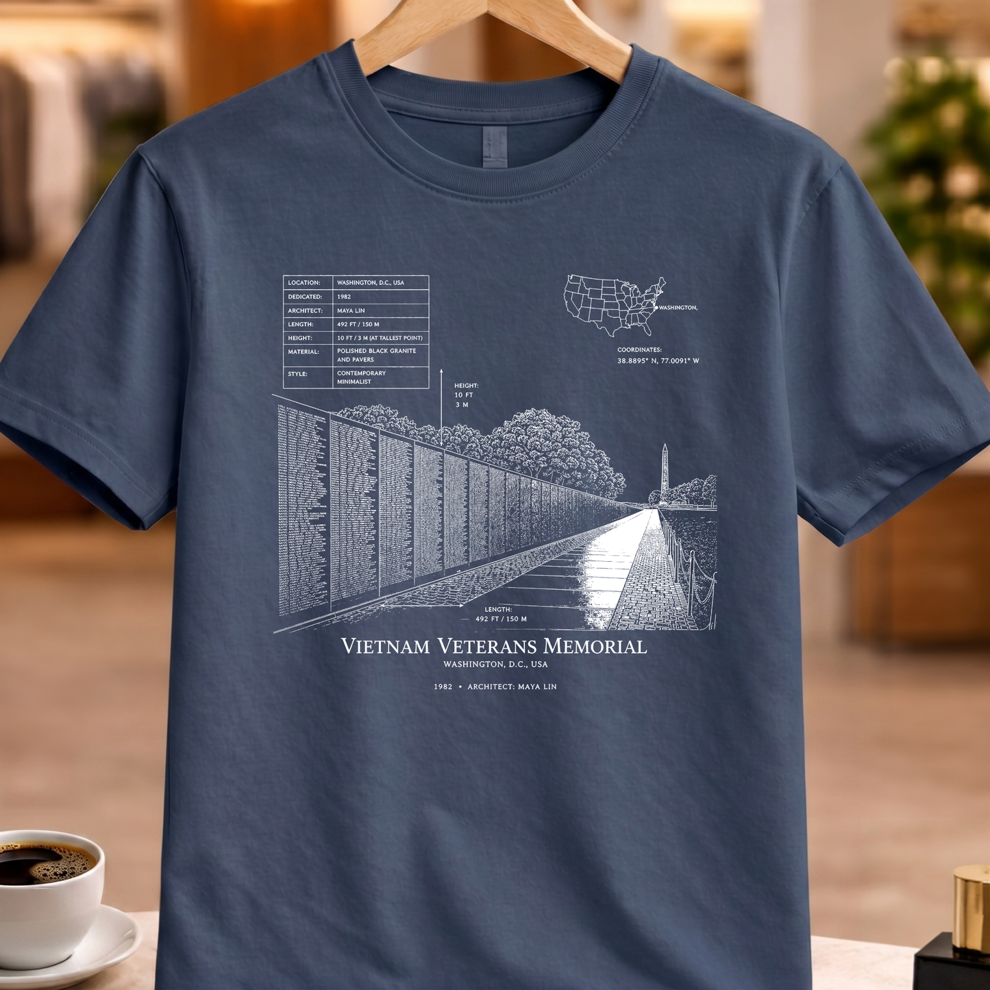 VIETNAM VETERANS MEMORIAL TECHNICAL TEE