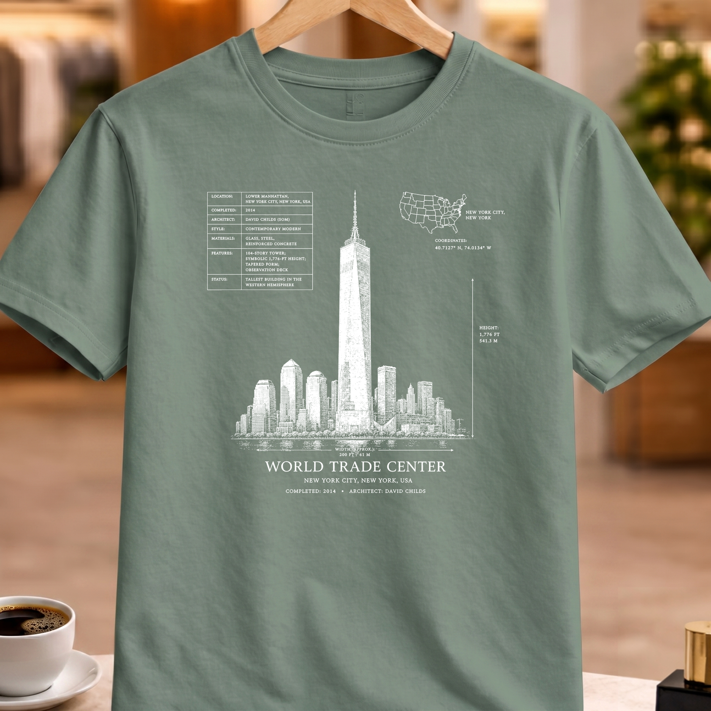 WORLD TRADE CENTER TECHNICAL TEE