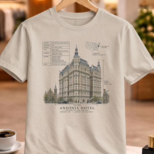 HERITAGE STRUCTURAL ANSONIA HOTEL TEE