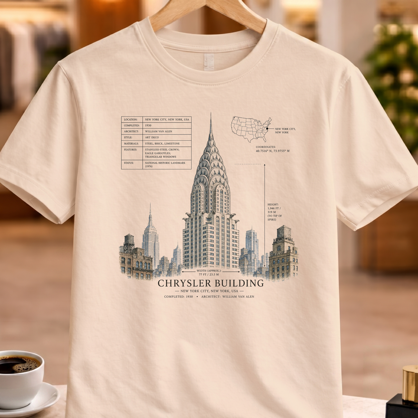 HERITAGE STRUCTURAL CHRYSLER BUILDING TEE
