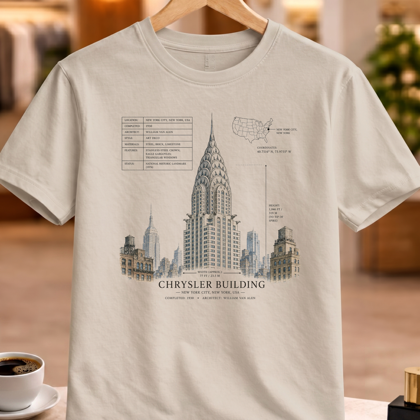 HERITAGE STRUCTURAL CHRYSLER BUILDING TEE