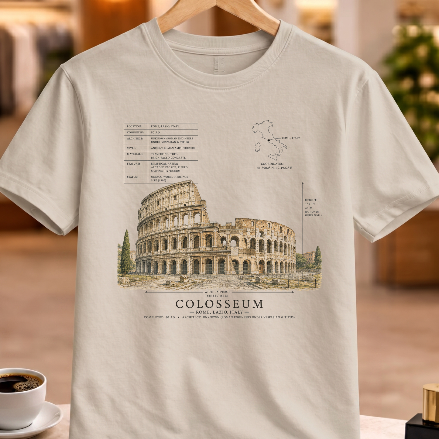 HERITAGE STRUCTURAL COLOSSEUM TEE
