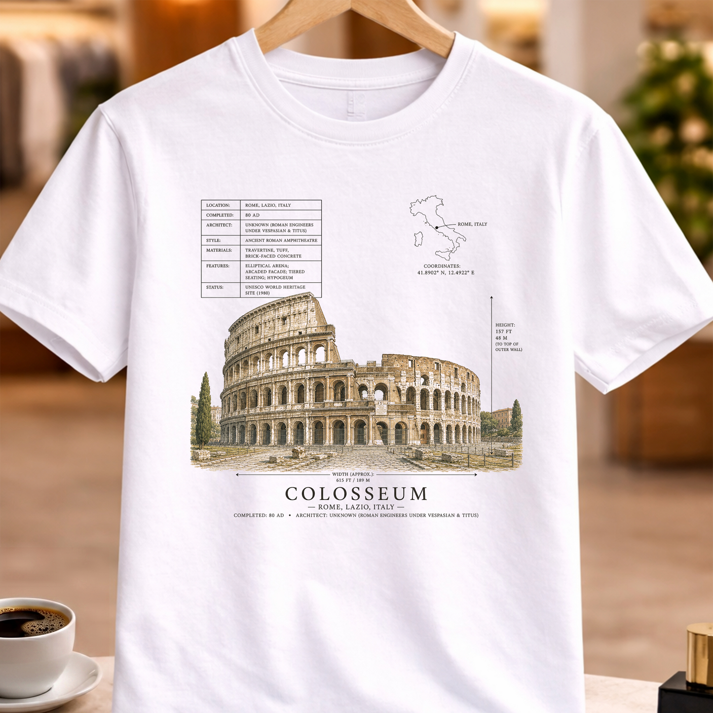 HERITAGE STRUCTURAL COLOSSEUM TEE