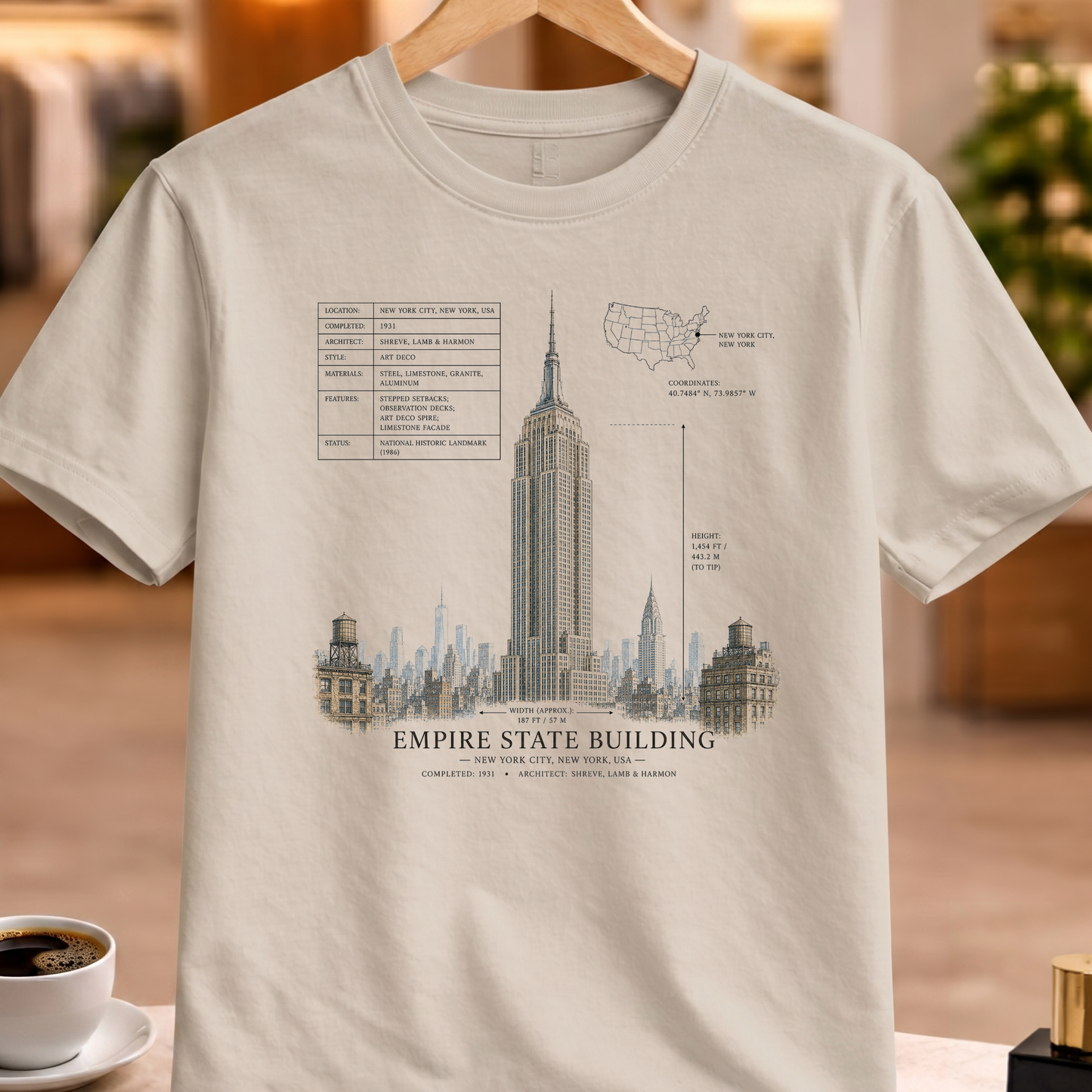 HERITAGE STRUCTURAL EMPIRE STATE BUILDING TEE