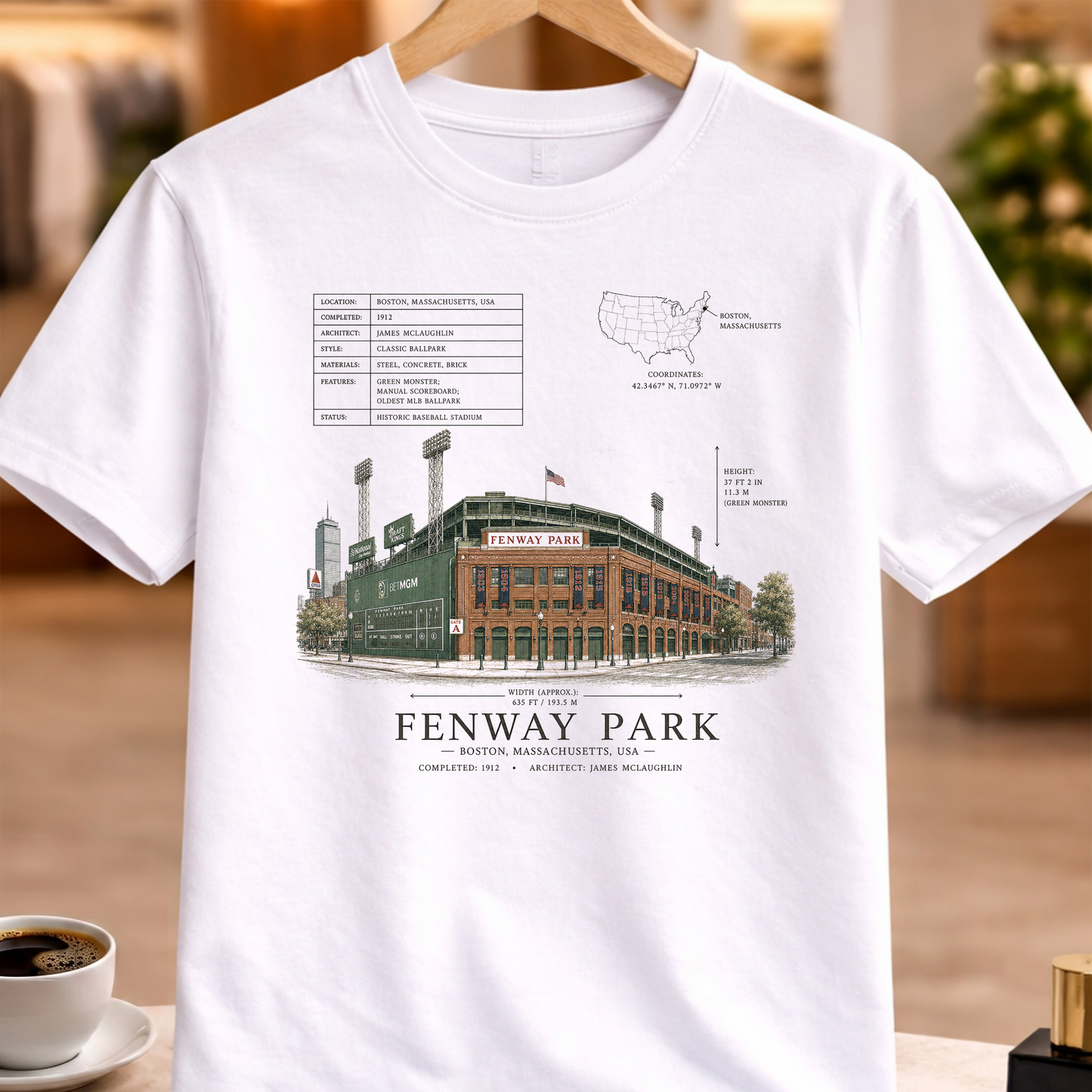 HERITAGE STRUCTURAL FENWAYPARK TEE