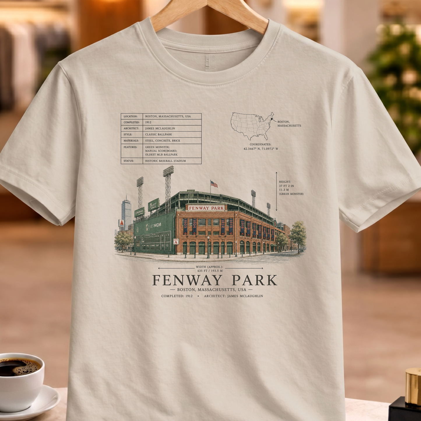 HERITAGE STRUCTURAL FENWAYPARK TEE