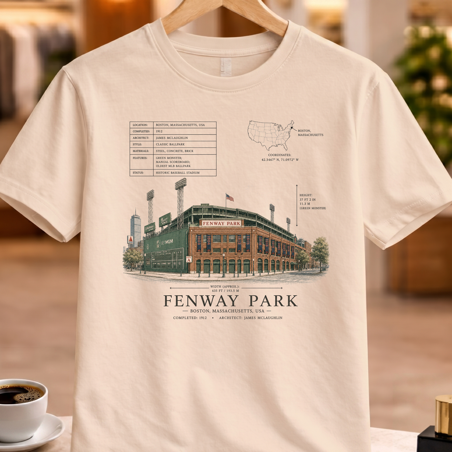 HERITAGE STRUCTURAL FENWAYPARK TEE