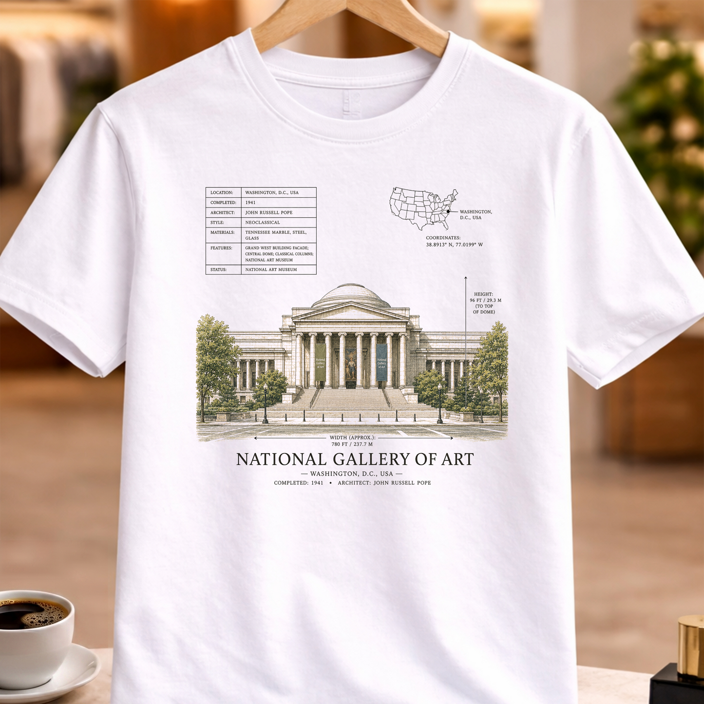 HERITAGE STRUCTURAL NATIONAL GALLERY OF ART TEE