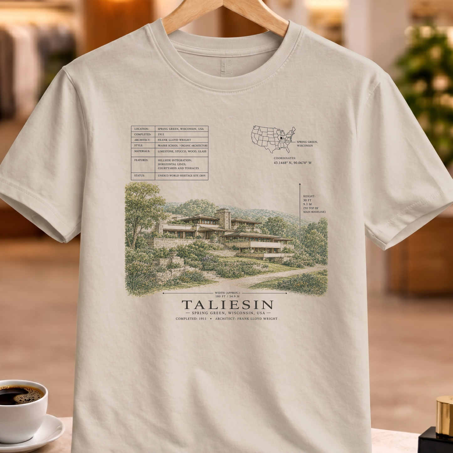 HERITAGE STRUCTURAL TALIESIN TEE