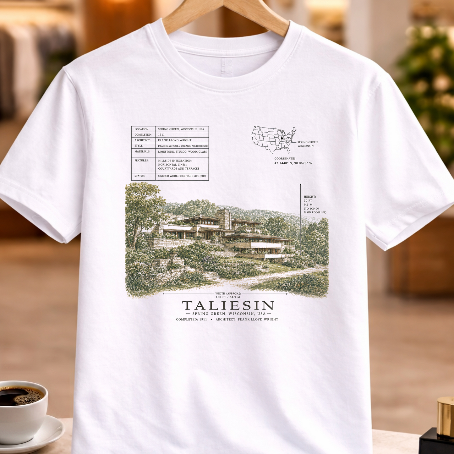 HERITAGE STRUCTURAL TALIESIN TEE