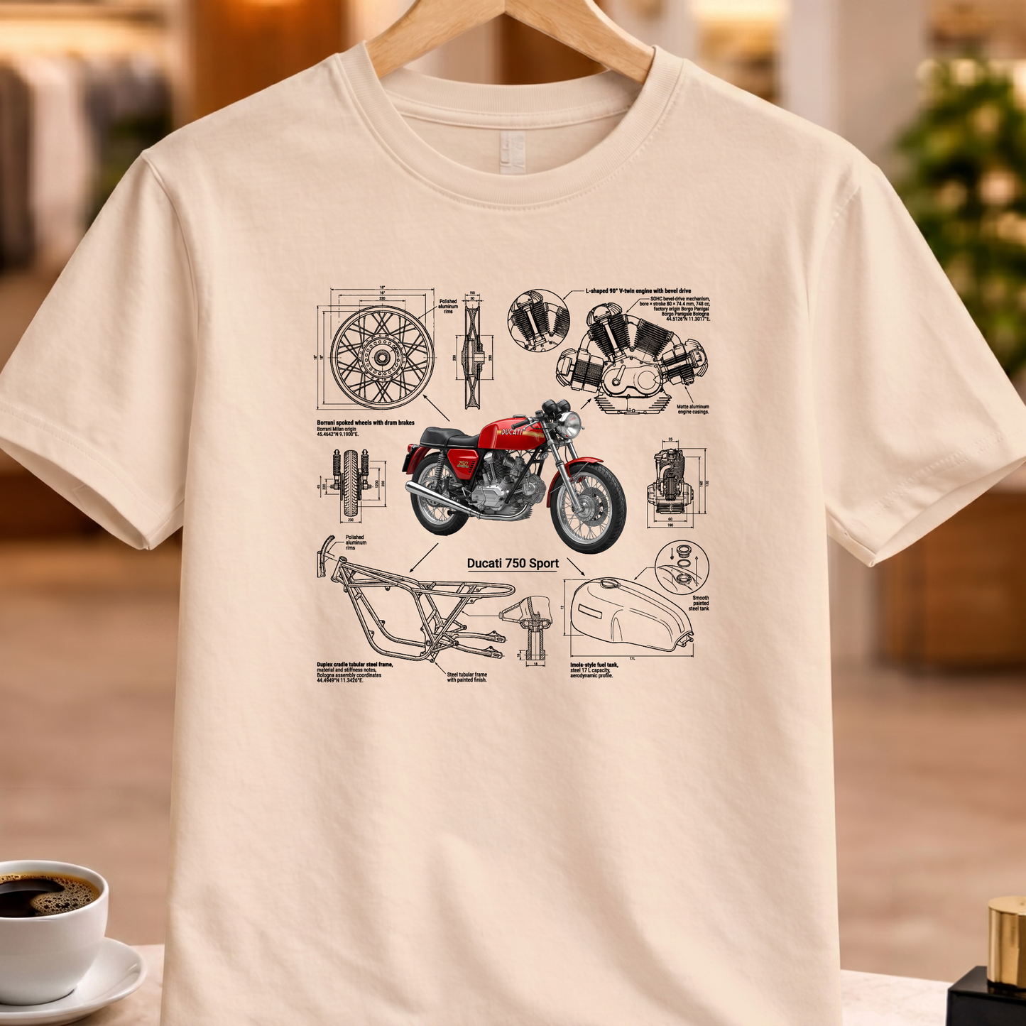 DUCATI 750 SPORT T-SHIRT