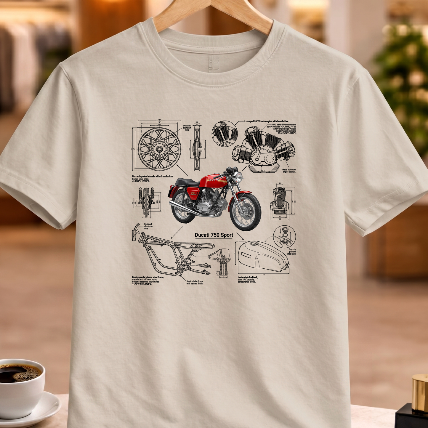 DUCATI 750 SPORT T-SHIRT