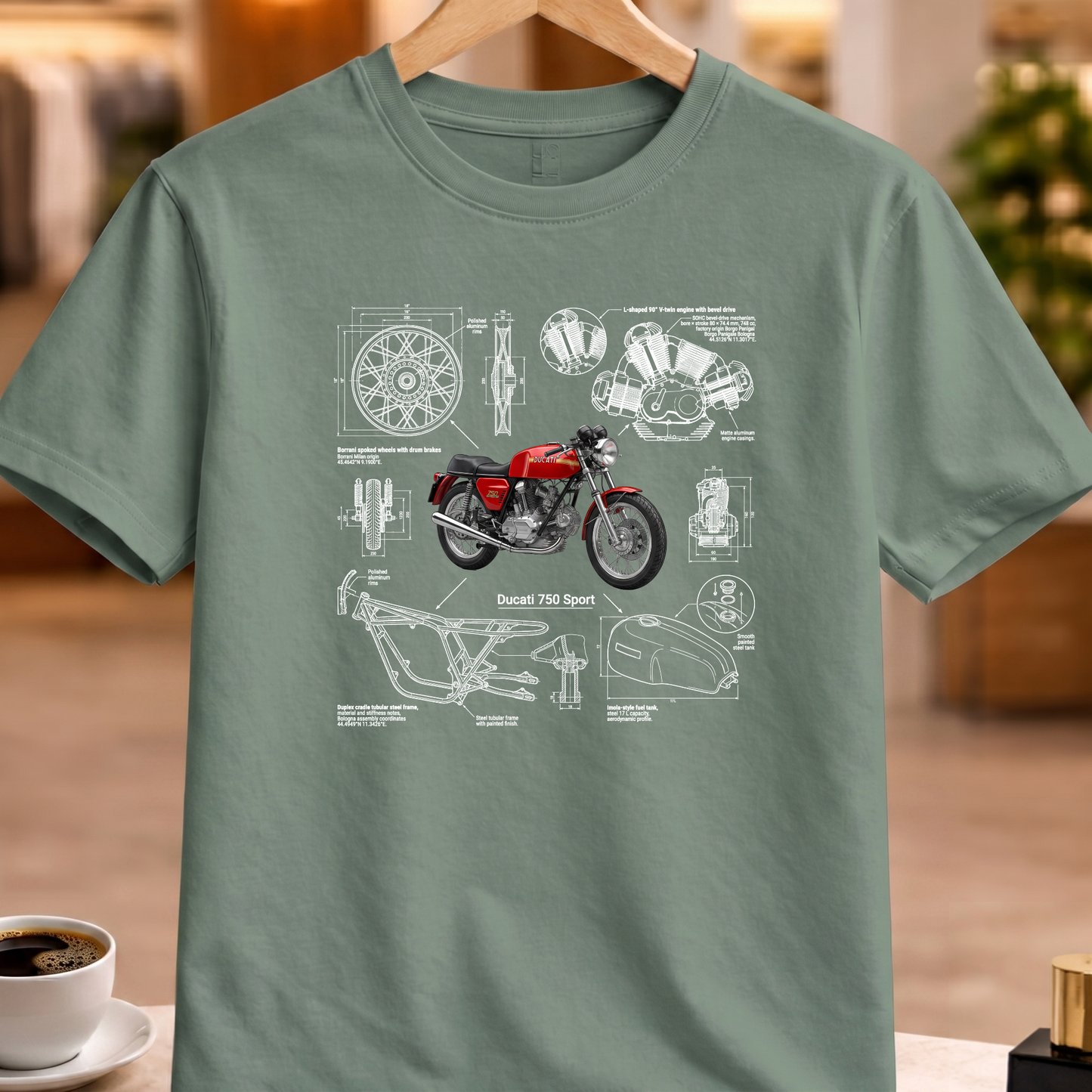 DUCATI 750 SPORT T-SHIRT