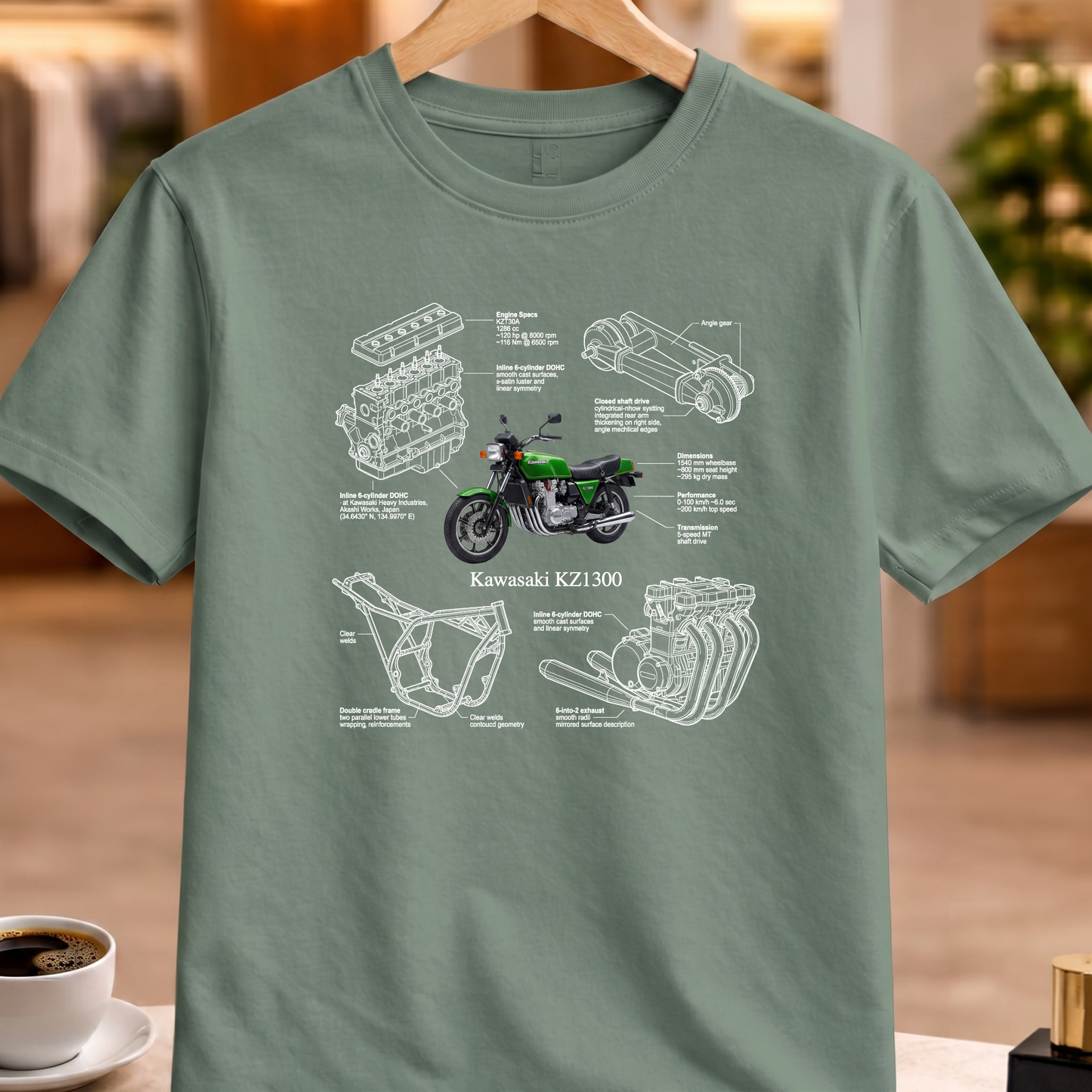 KAWASAKI KZ1300 T-SHIRT