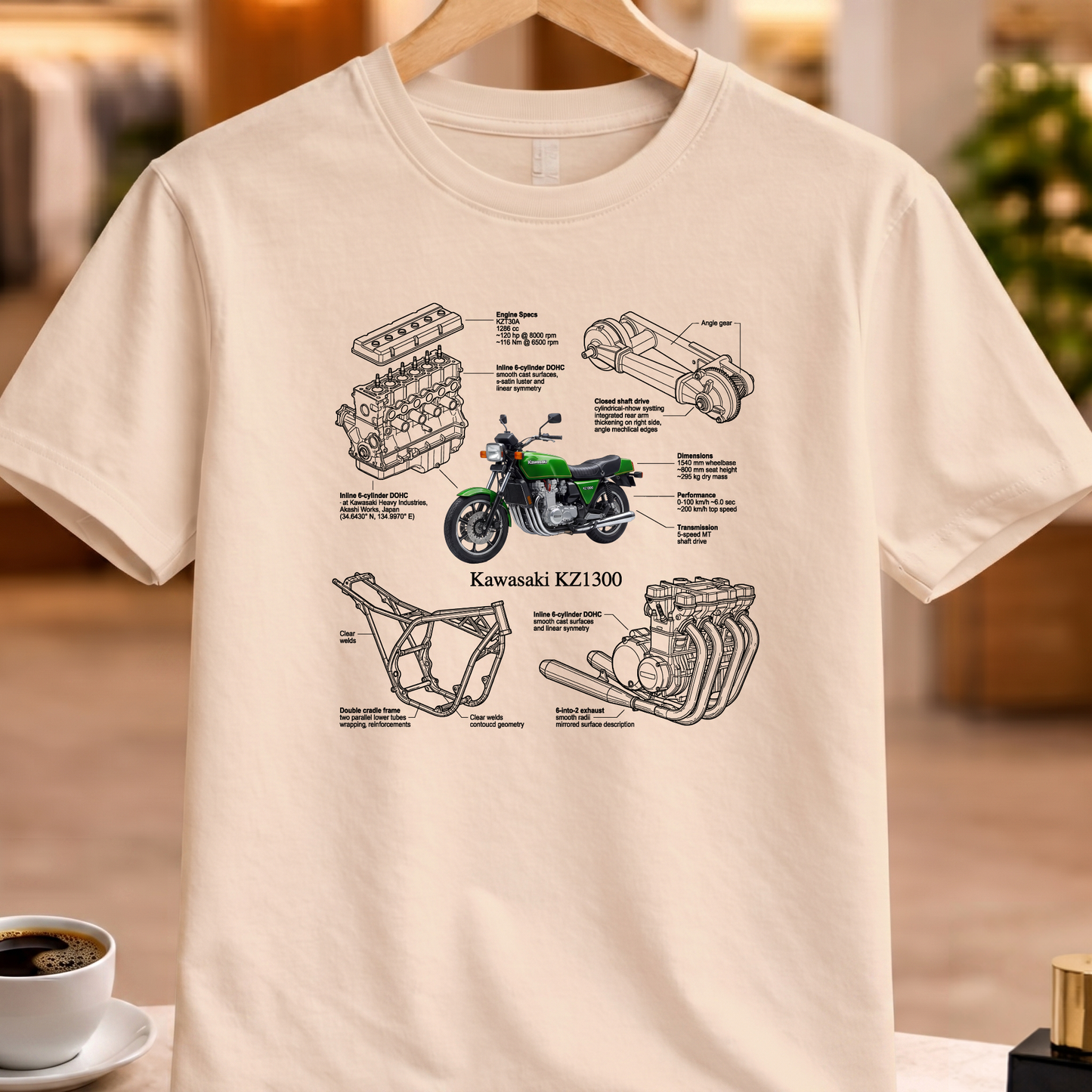 KAWASAKI KZ1300 T-SHIRT